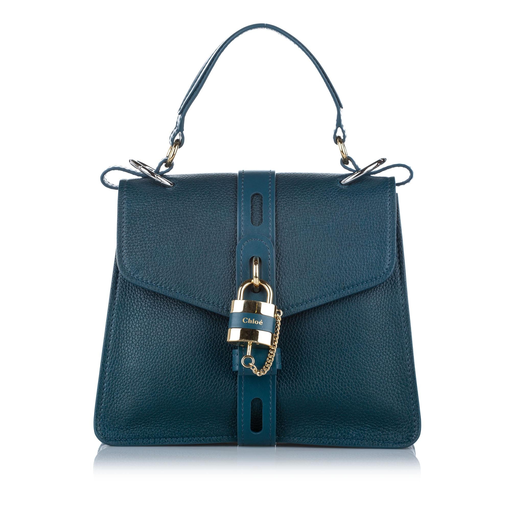 Chloe Medium Aby Leather Satchel (SHG-24443)