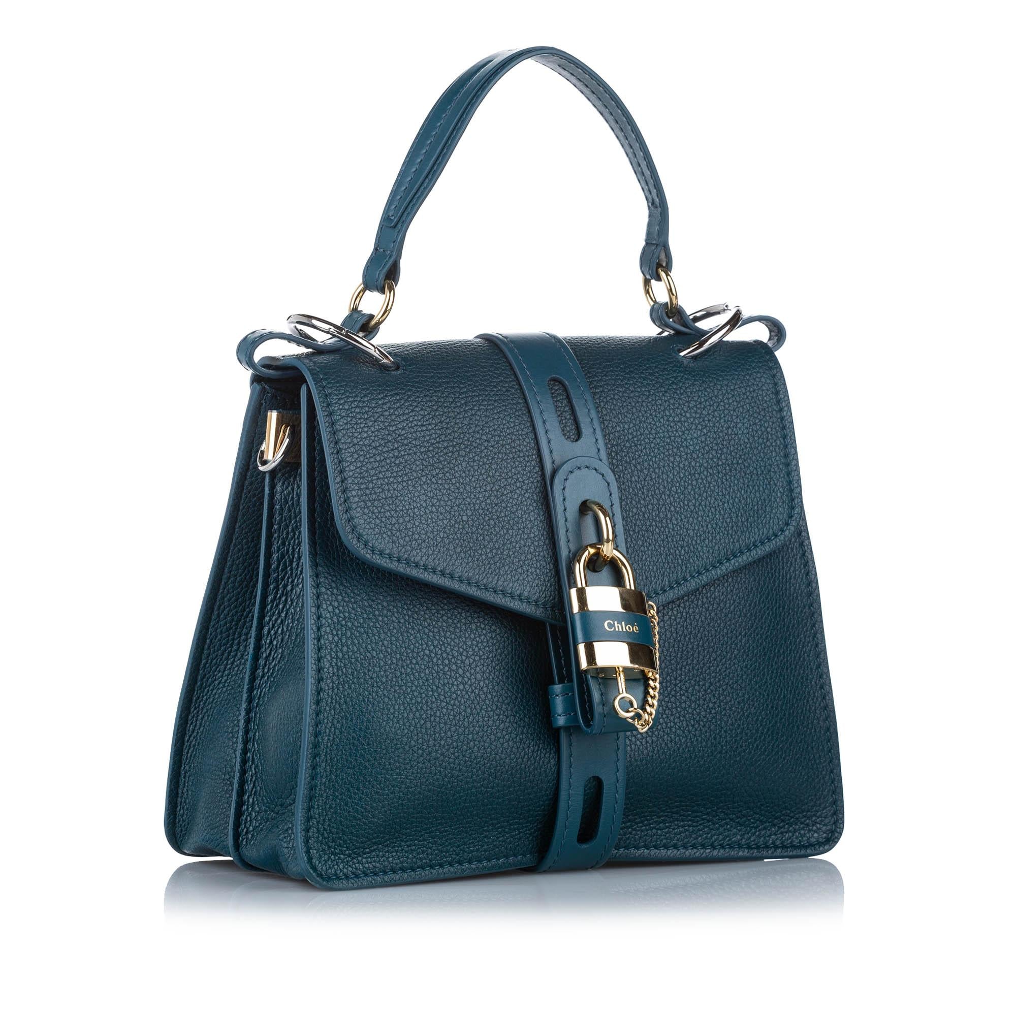 Chloe Medium Aby Leather Satchel (SHG-24443)