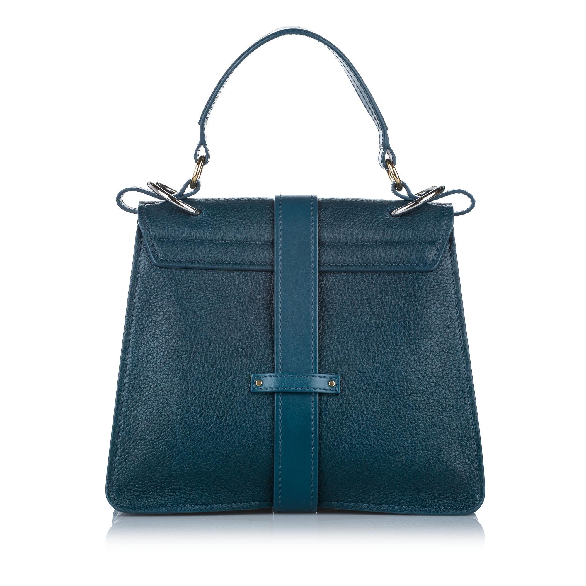 Chloe Medium Aby Leather Satchel (SHG-37643)