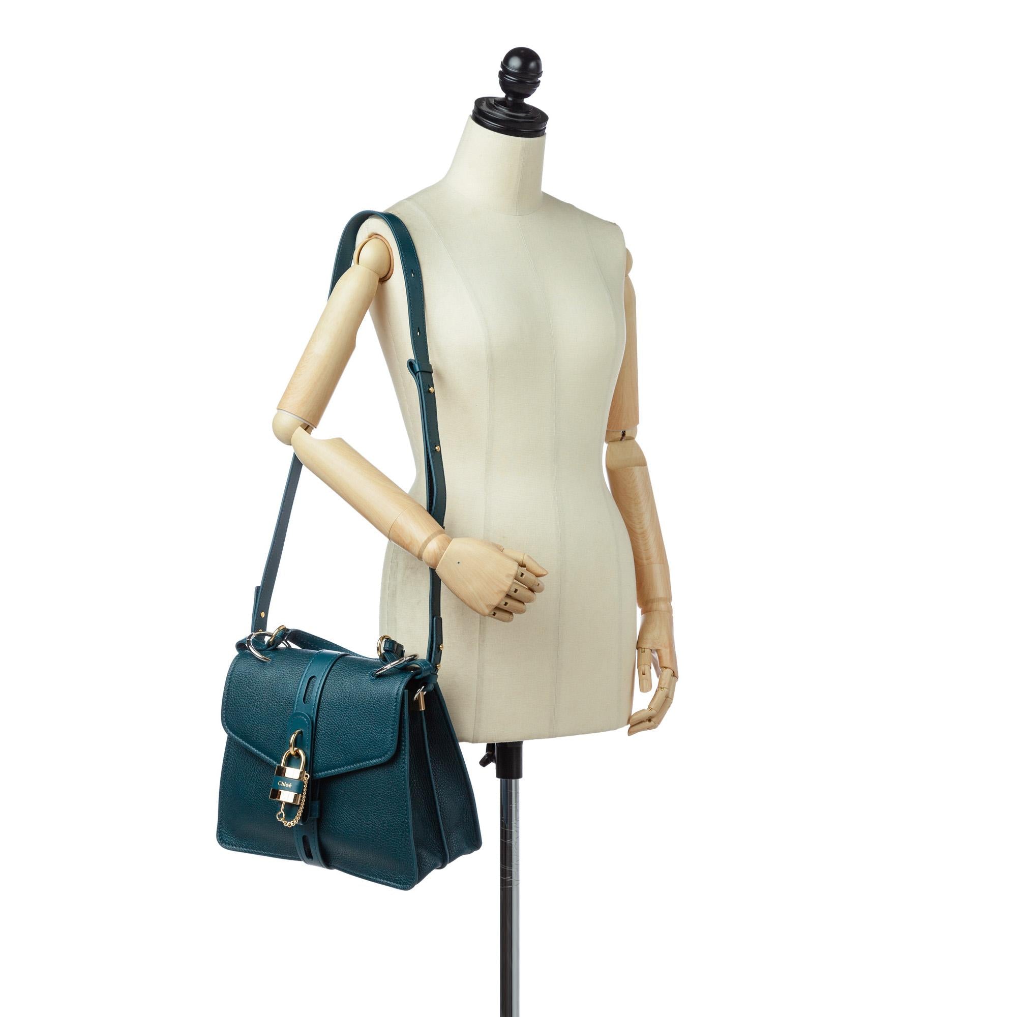 Chloe Medium Aby Leather Satchel (SHG-37643)