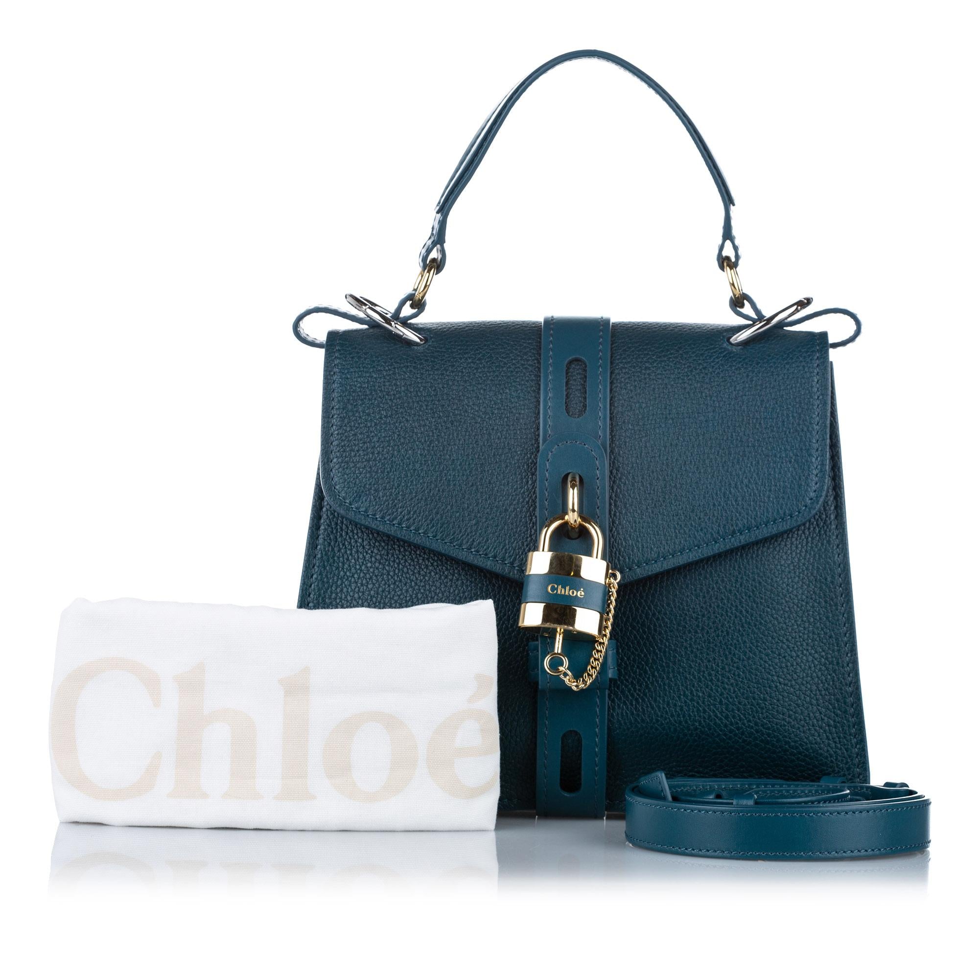 Chloe Medium Aby Leather Satchel (SHG-37643)