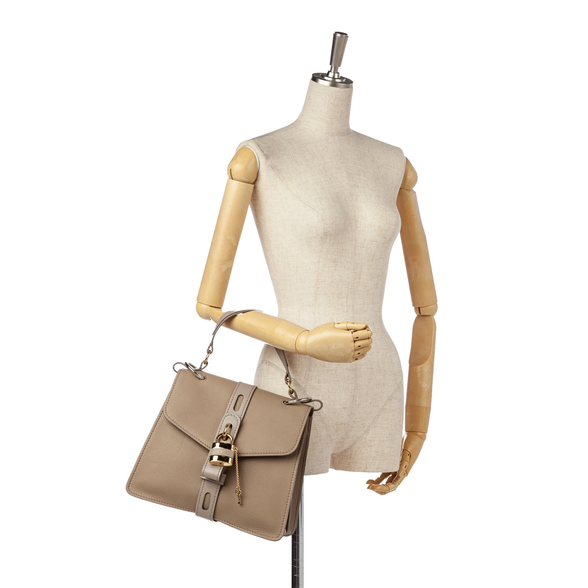 Chloe Medium Aby Leather Satchel (SHG-37644)