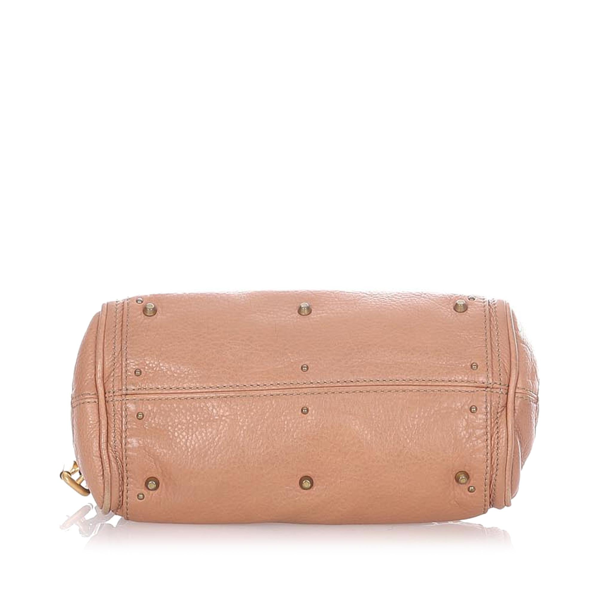 Chloe Paddington Leather Handbag (SHG-20390)