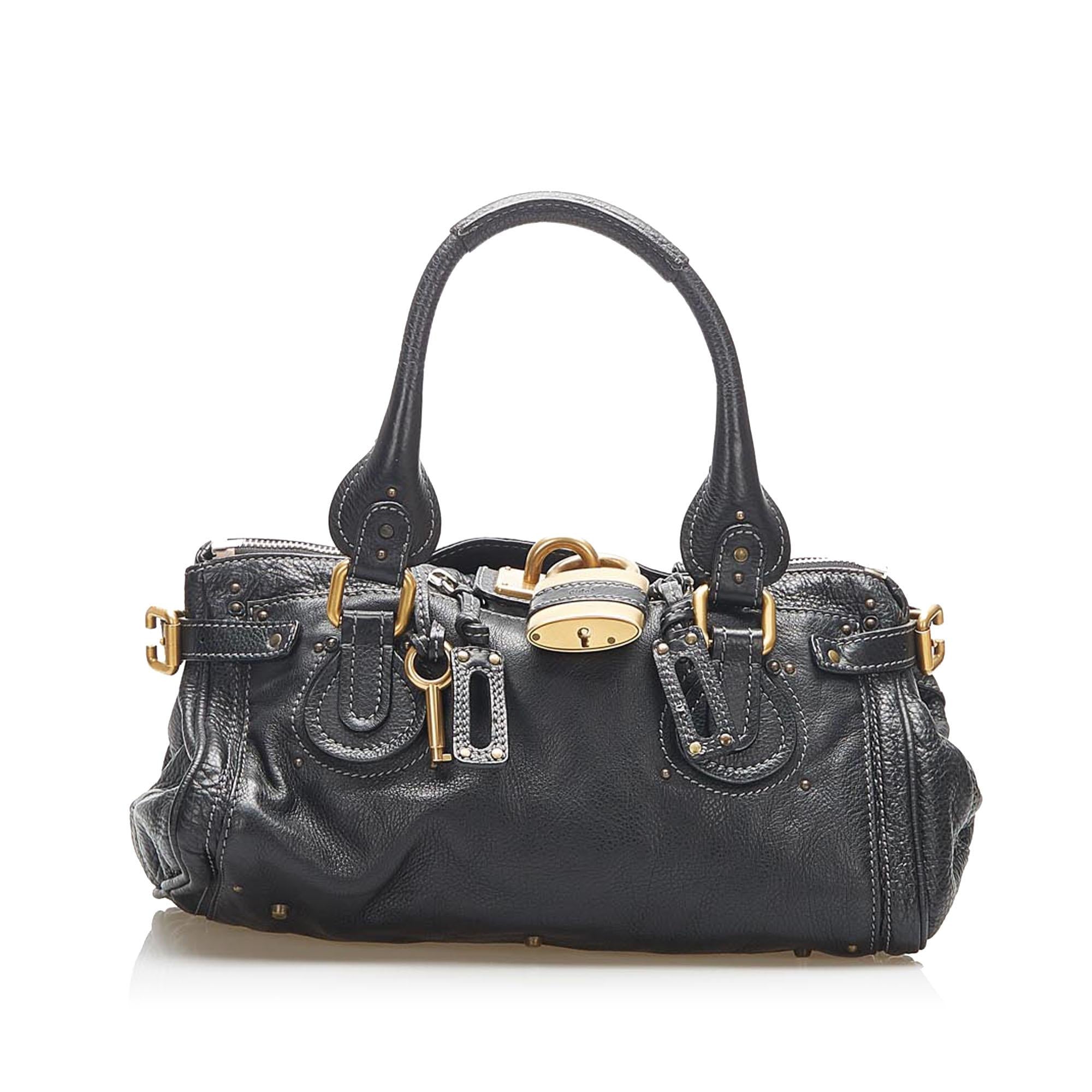 Chloe Paddington Leather Handbag (SHG-22268)