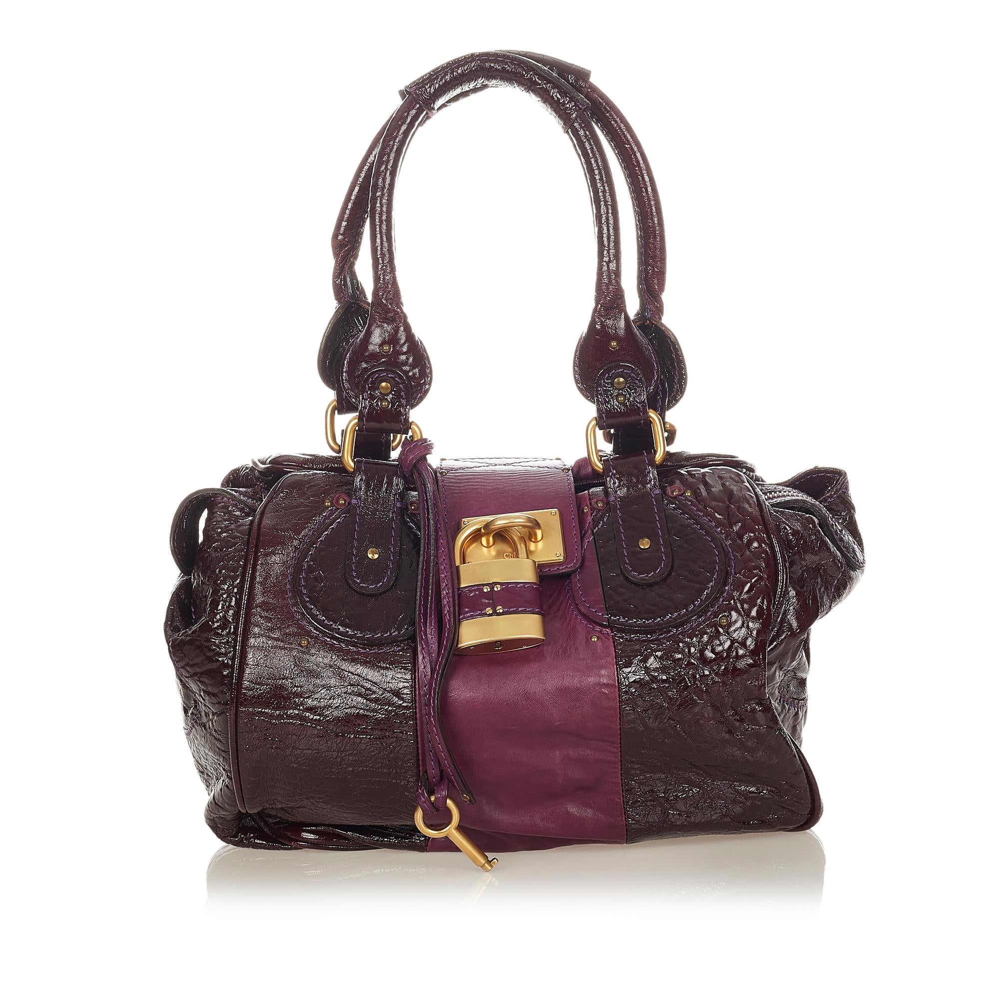 Chloe Paddington Leather Shoulder Bag (SHG-33791)