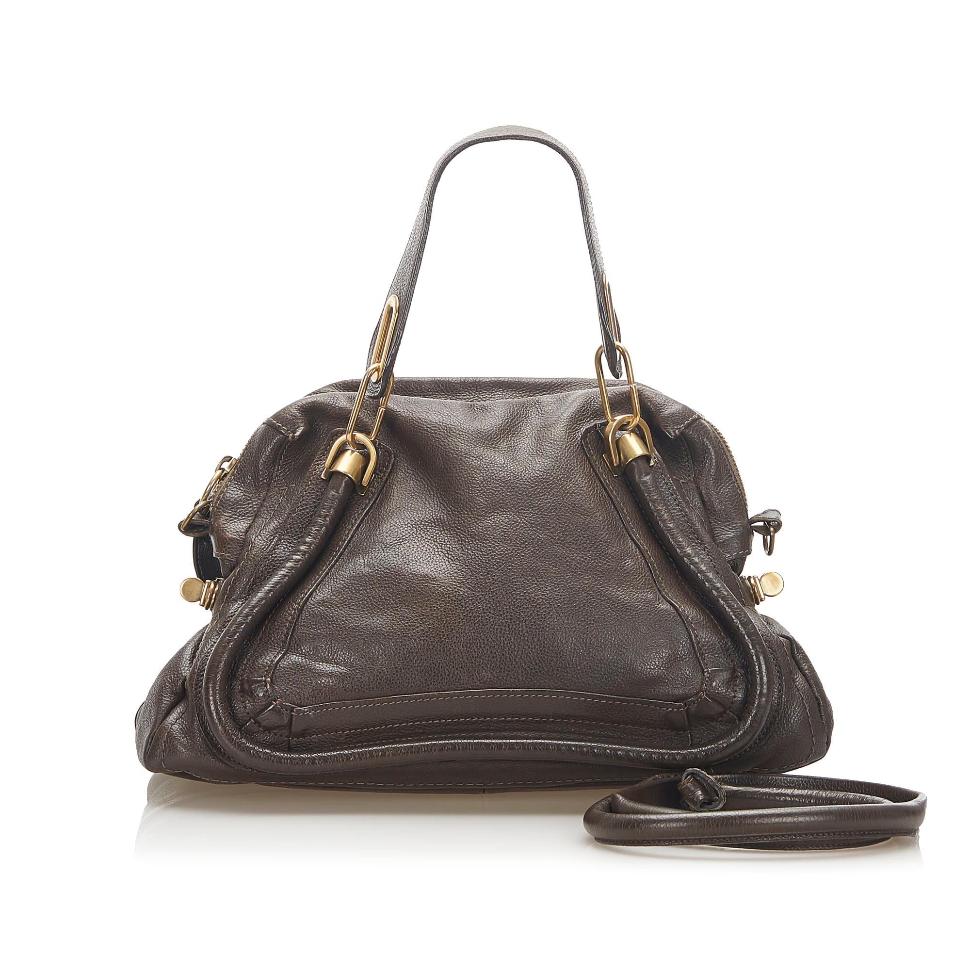 Chloe Paraty Leather Satchel (SHG-22368)