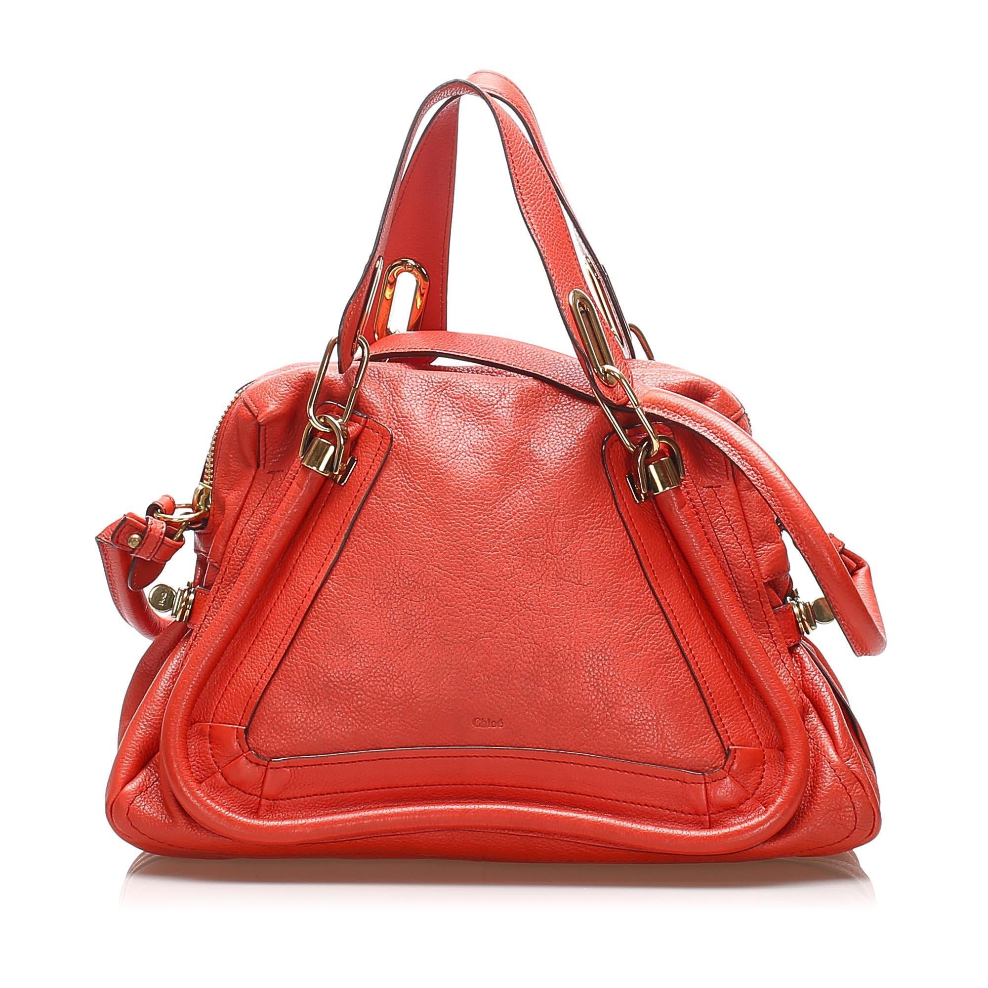 Chloe Paraty Leather Satchel (SHG-22408)