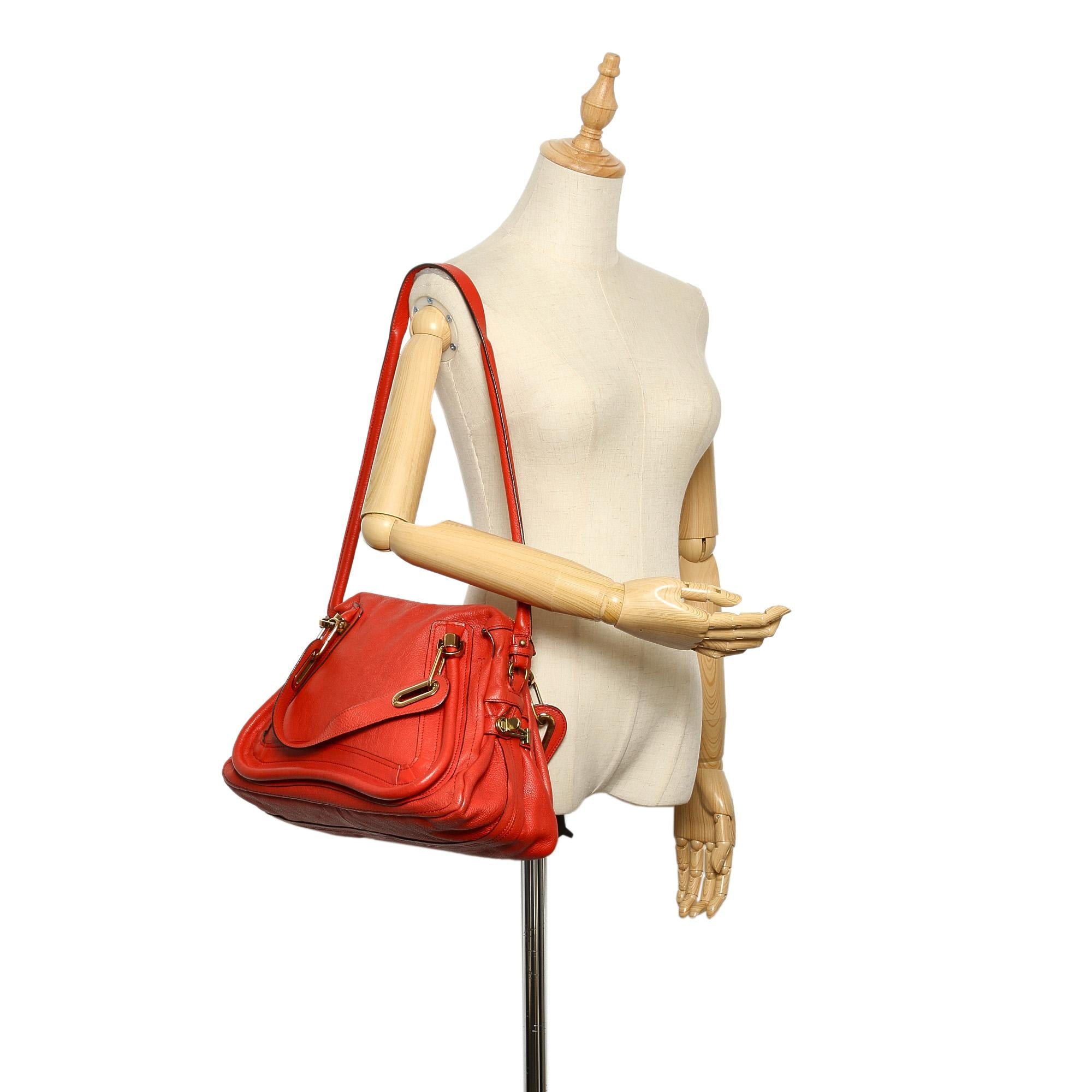 Chloe Paraty Leather Satchel (SHG-22408)