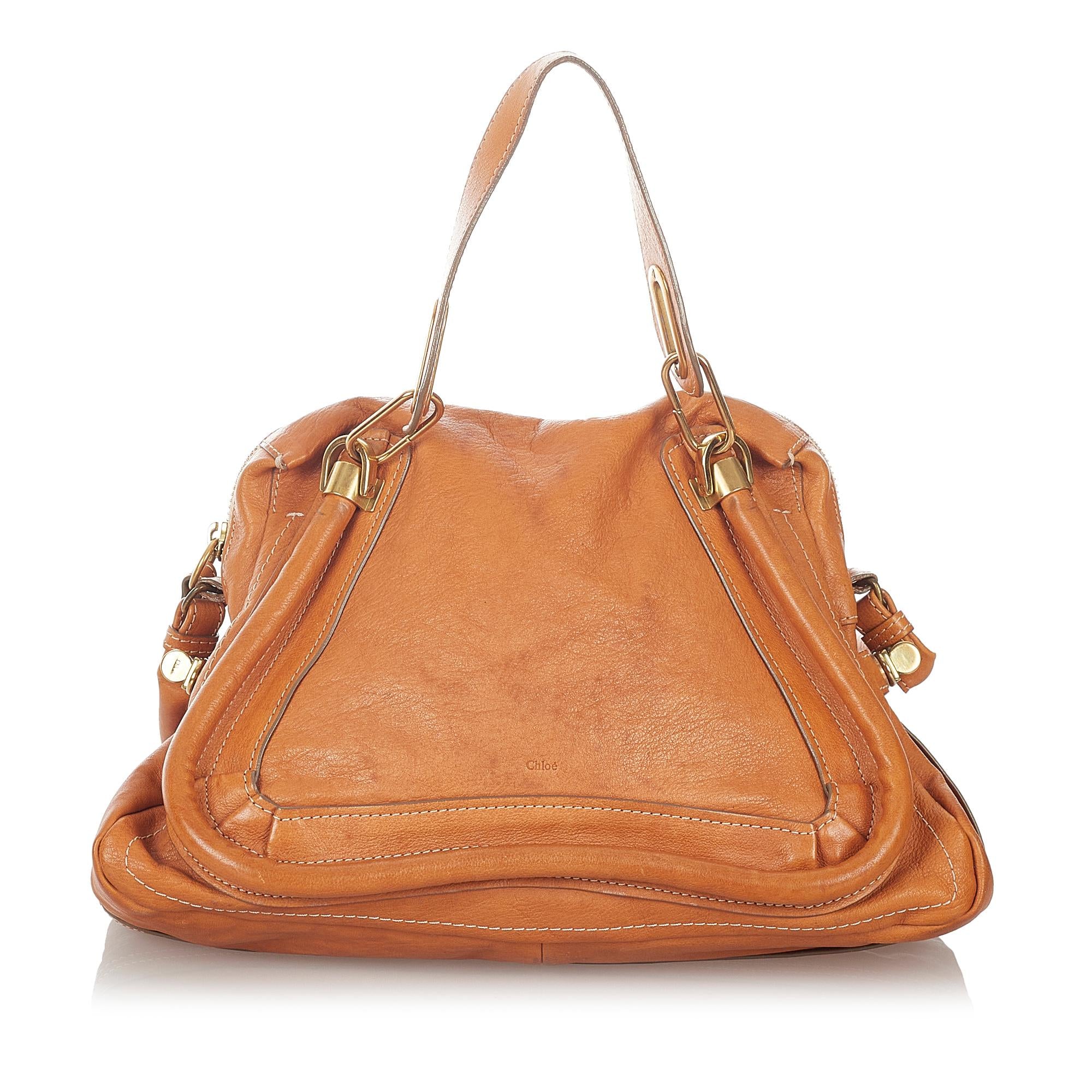 Chloe Paraty Leather Satchel (SHG-26856)