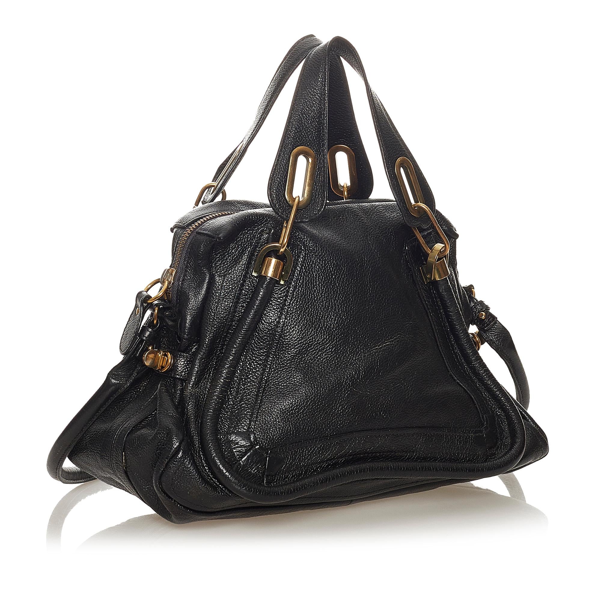 Chloe Paraty Leather Satchel (SHG-27595)