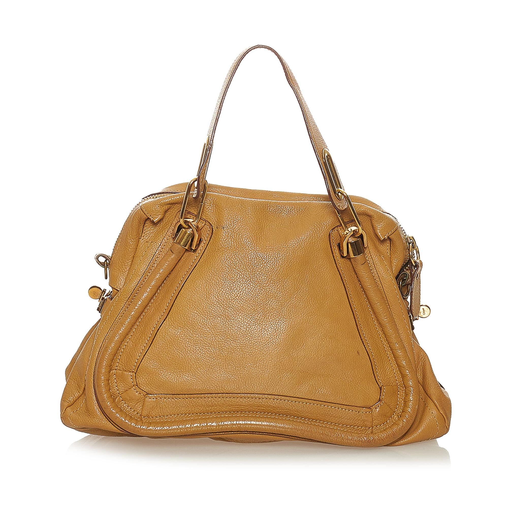 Chloe Paraty Leather Satchel (SHG-28060)