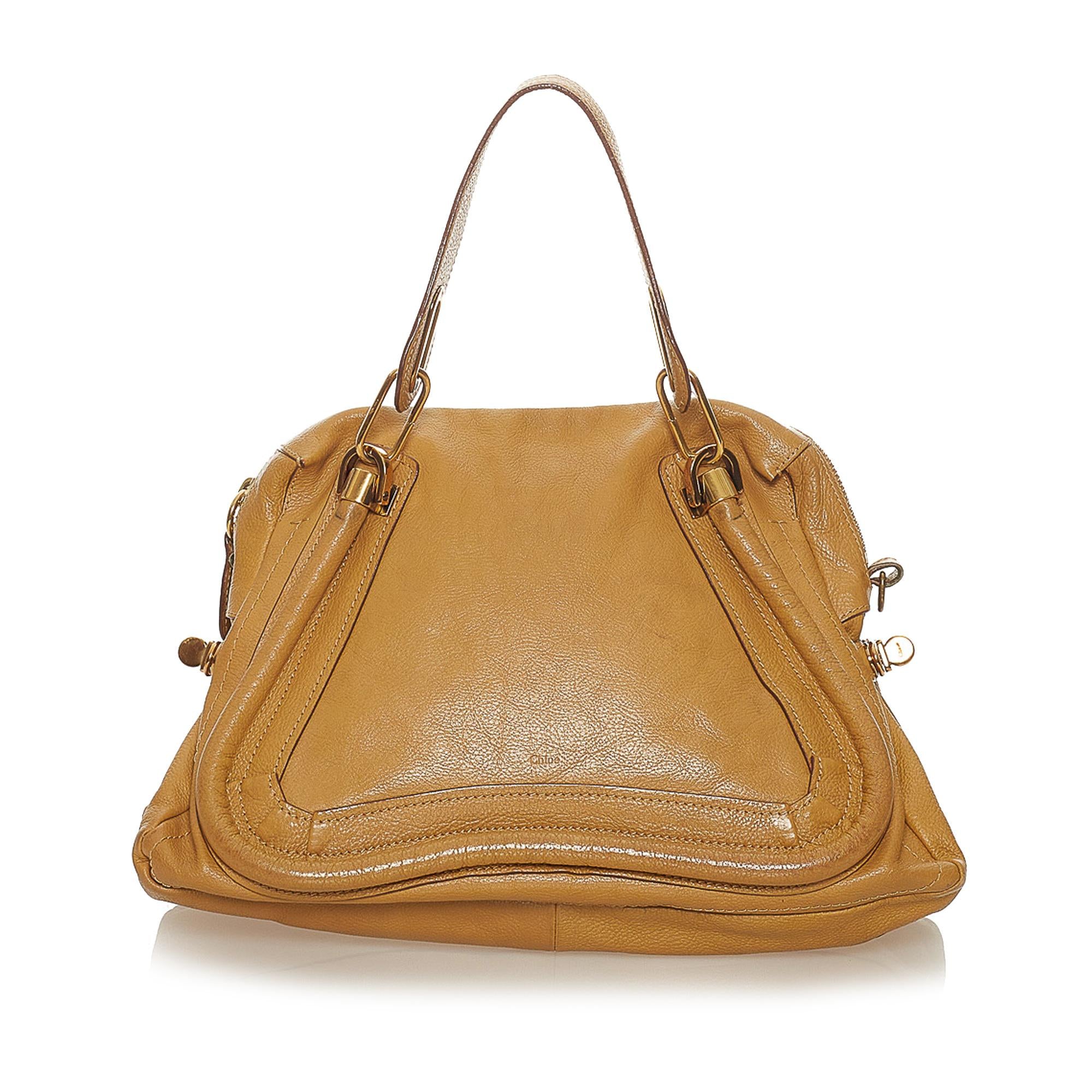 Chloe Paraty Leather Satchel (SHG-28060)