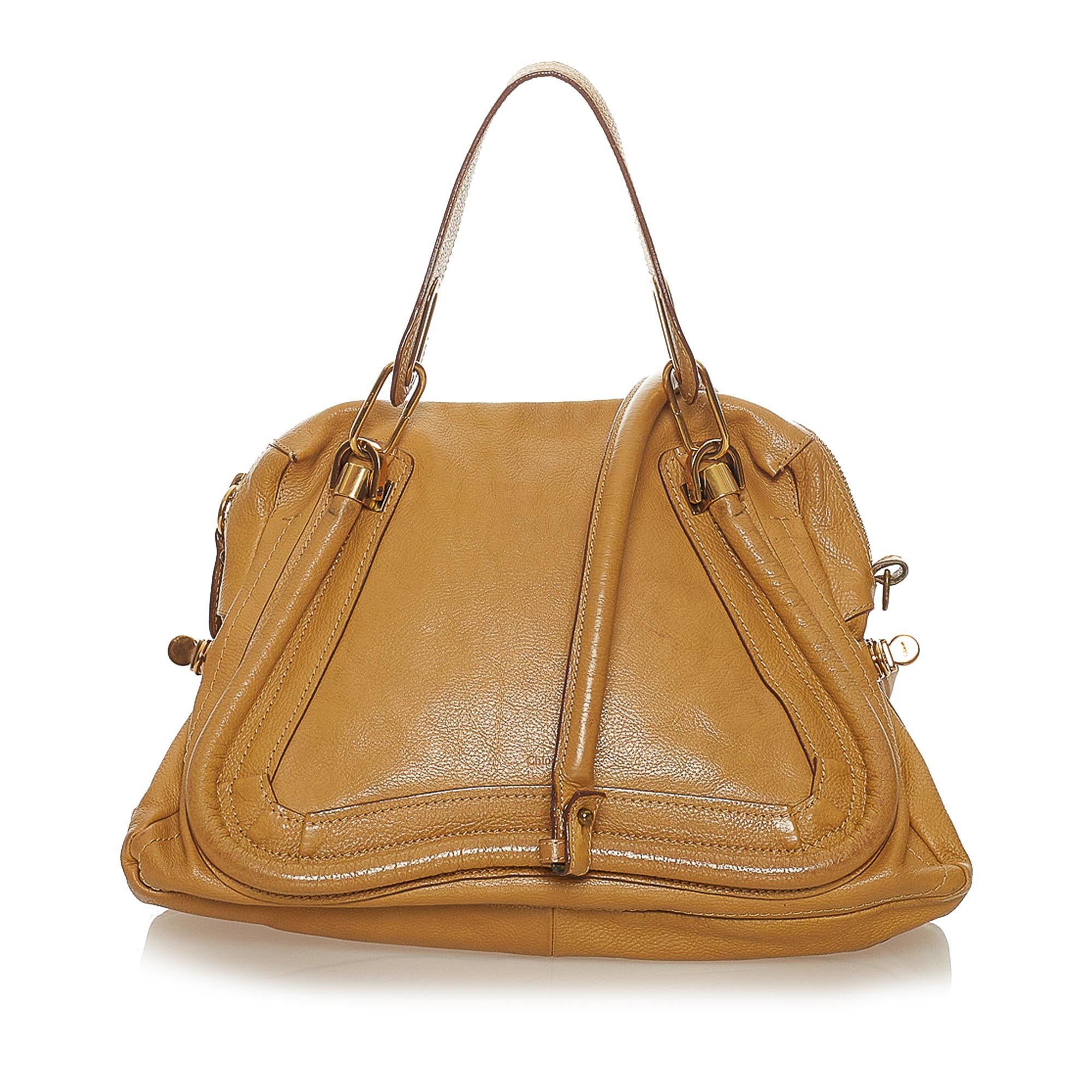 Chloe Paraty Leather Satchel (SHG-28060)