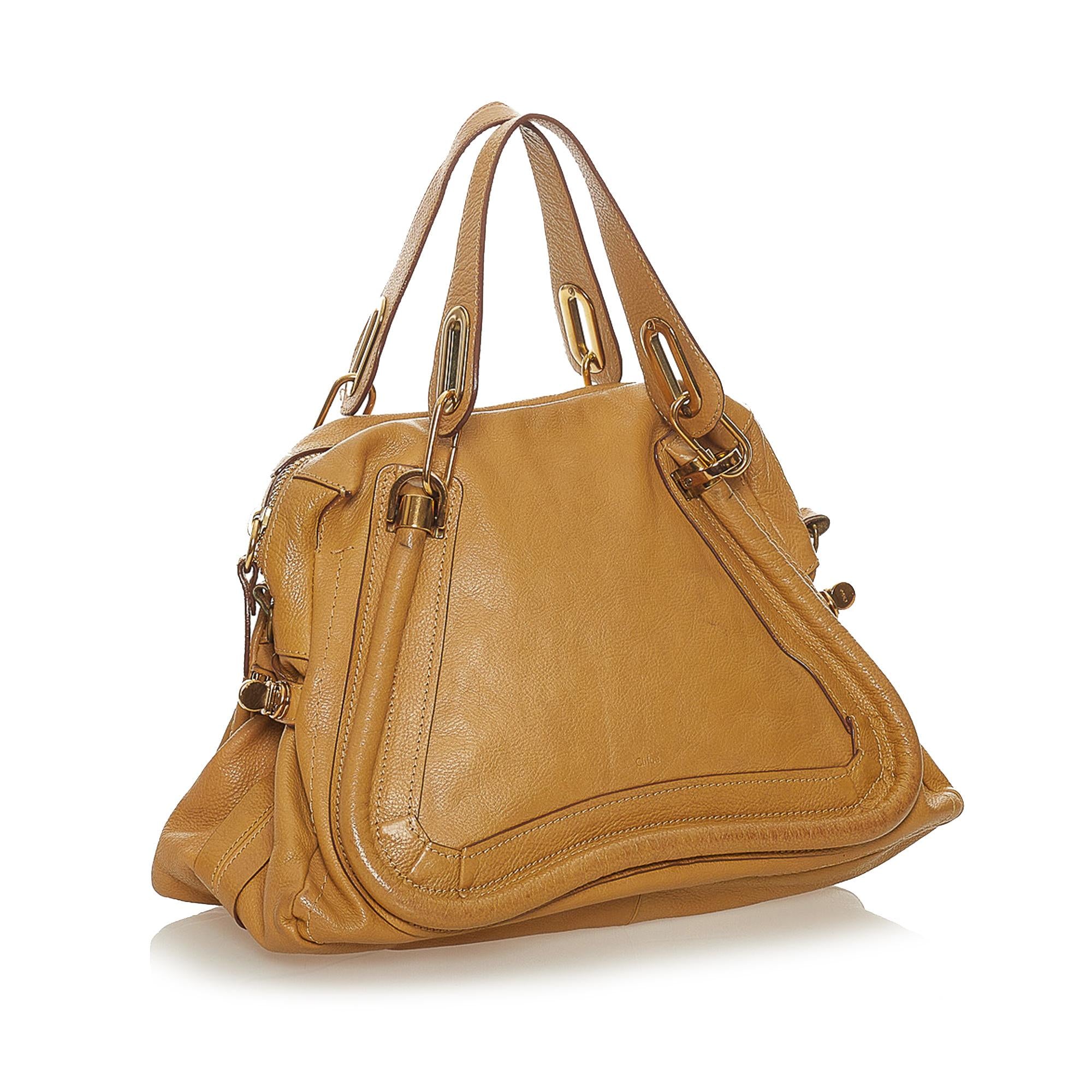 Chloe Paraty Leather Satchel (SHG-28060)