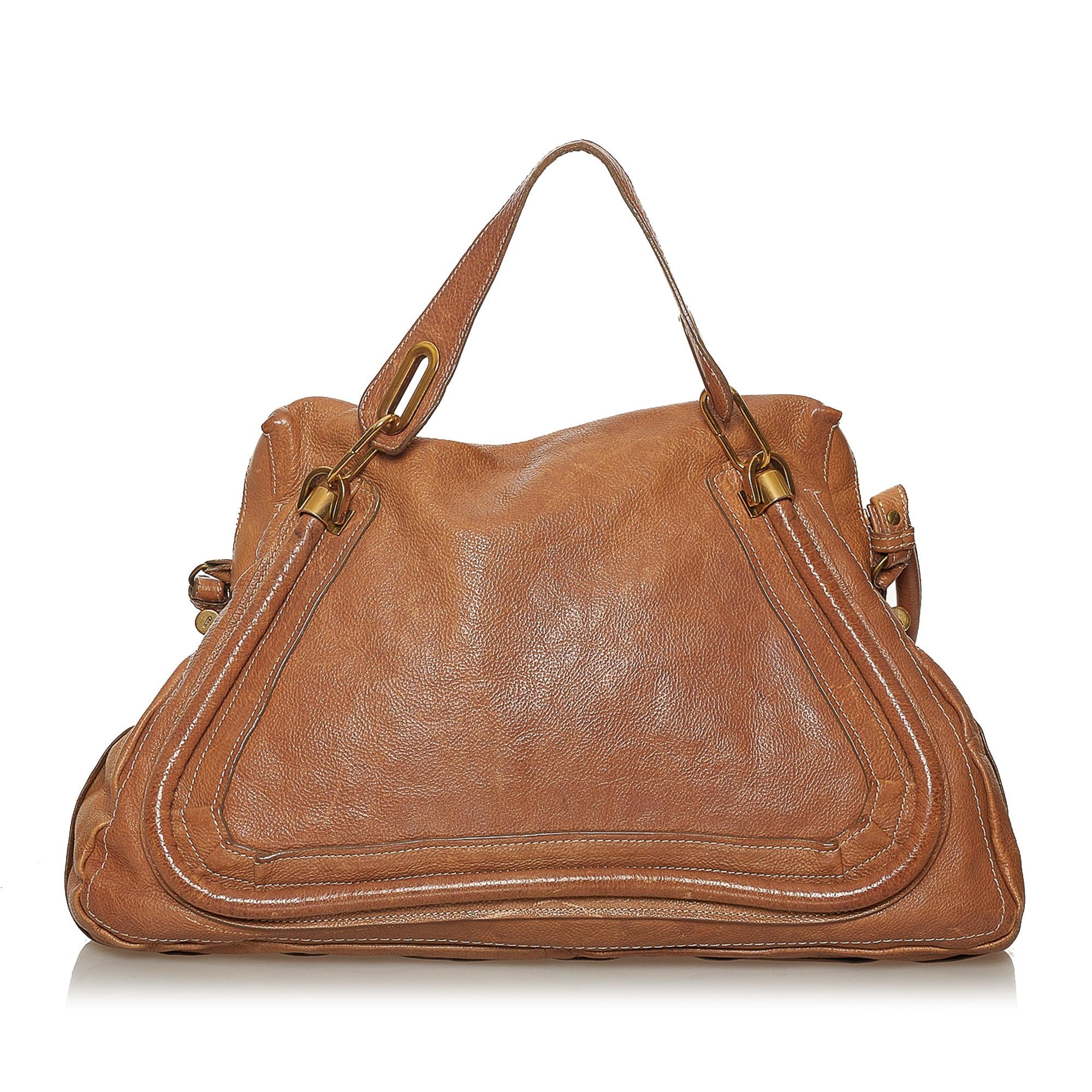 Chloe Paraty Leather Satchel (SHG-28364)