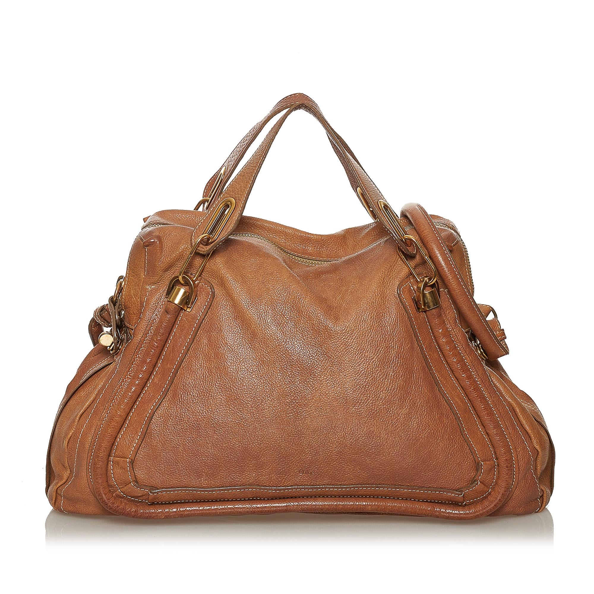 Chloe Paraty Leather Satchel (SHG-28364)