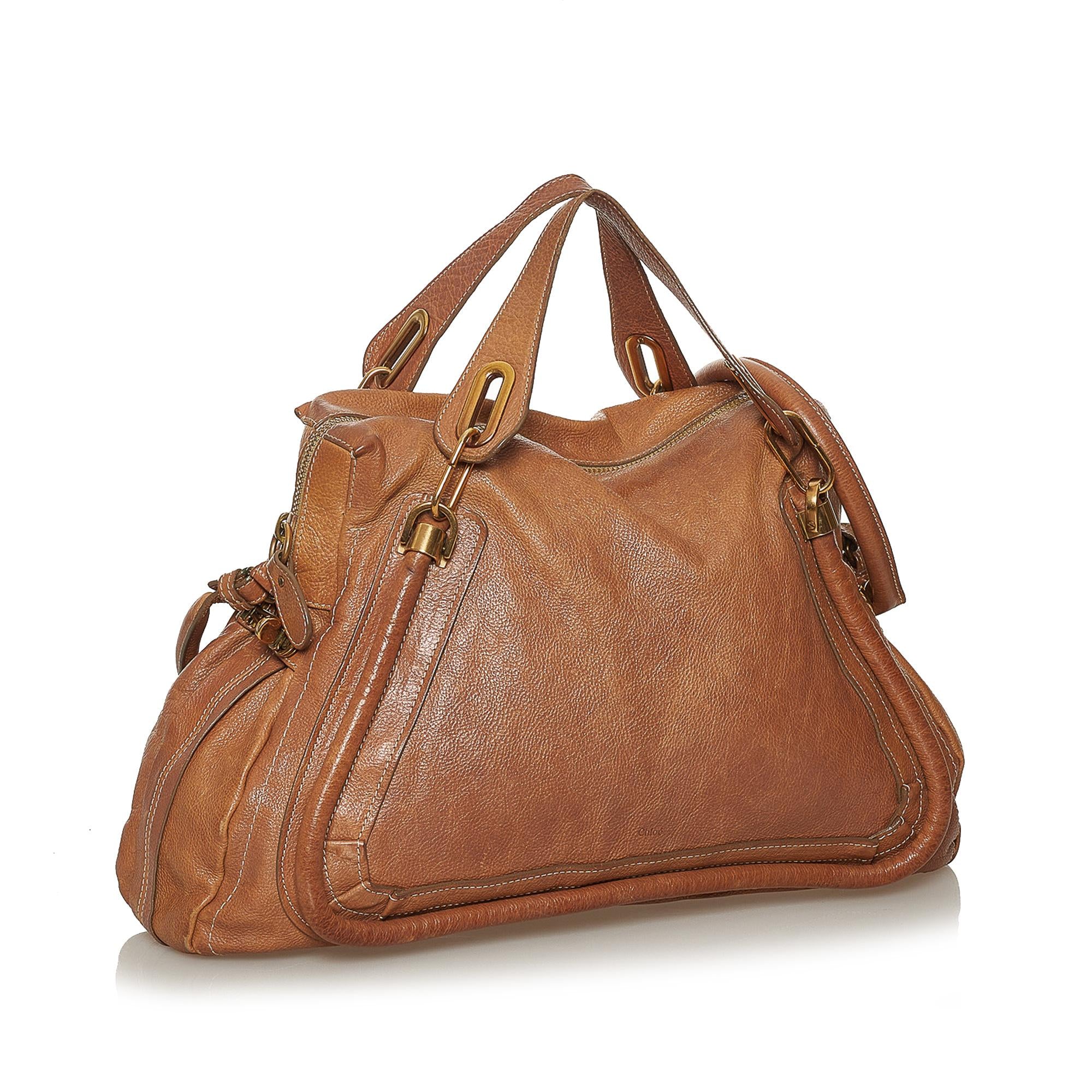 Chloe Paraty Leather Satchel (SHG-28364)