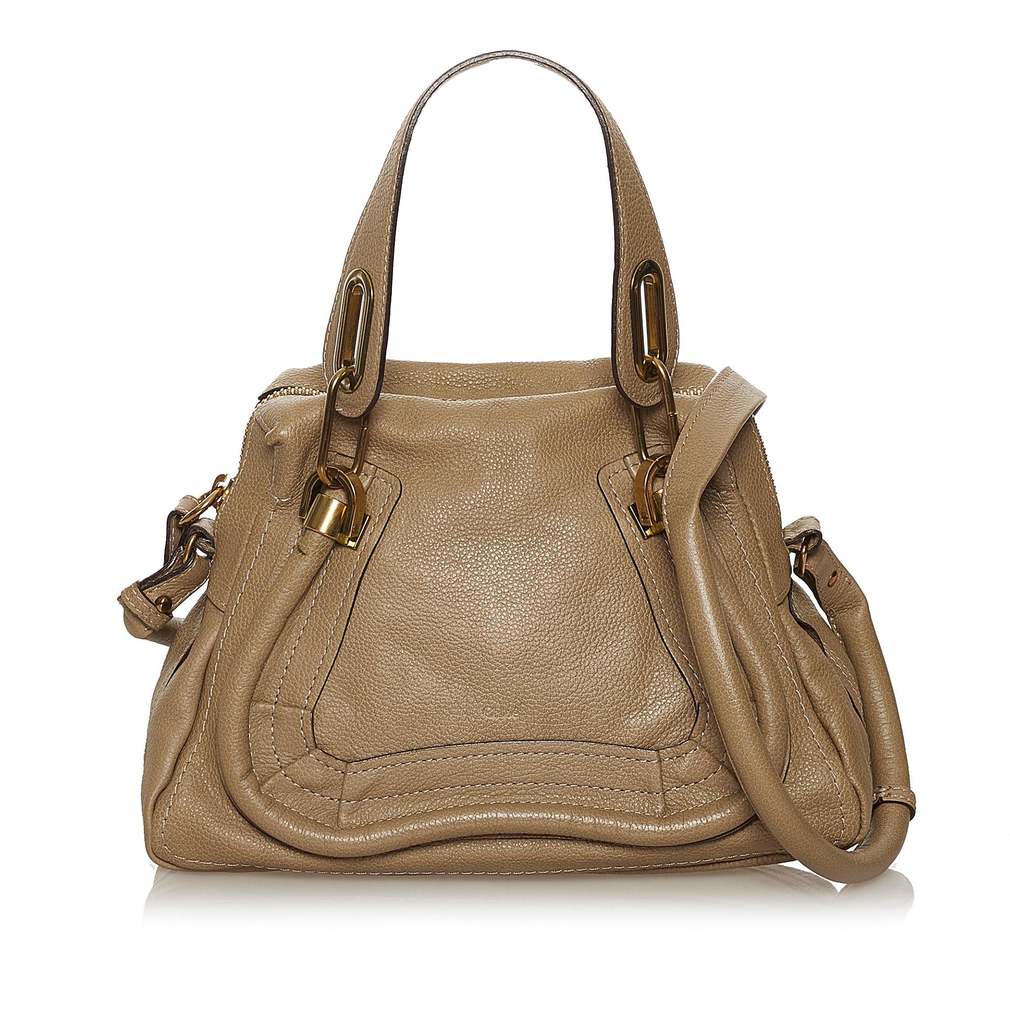 Chloe Paraty Leather Satchel (SHG-28692)