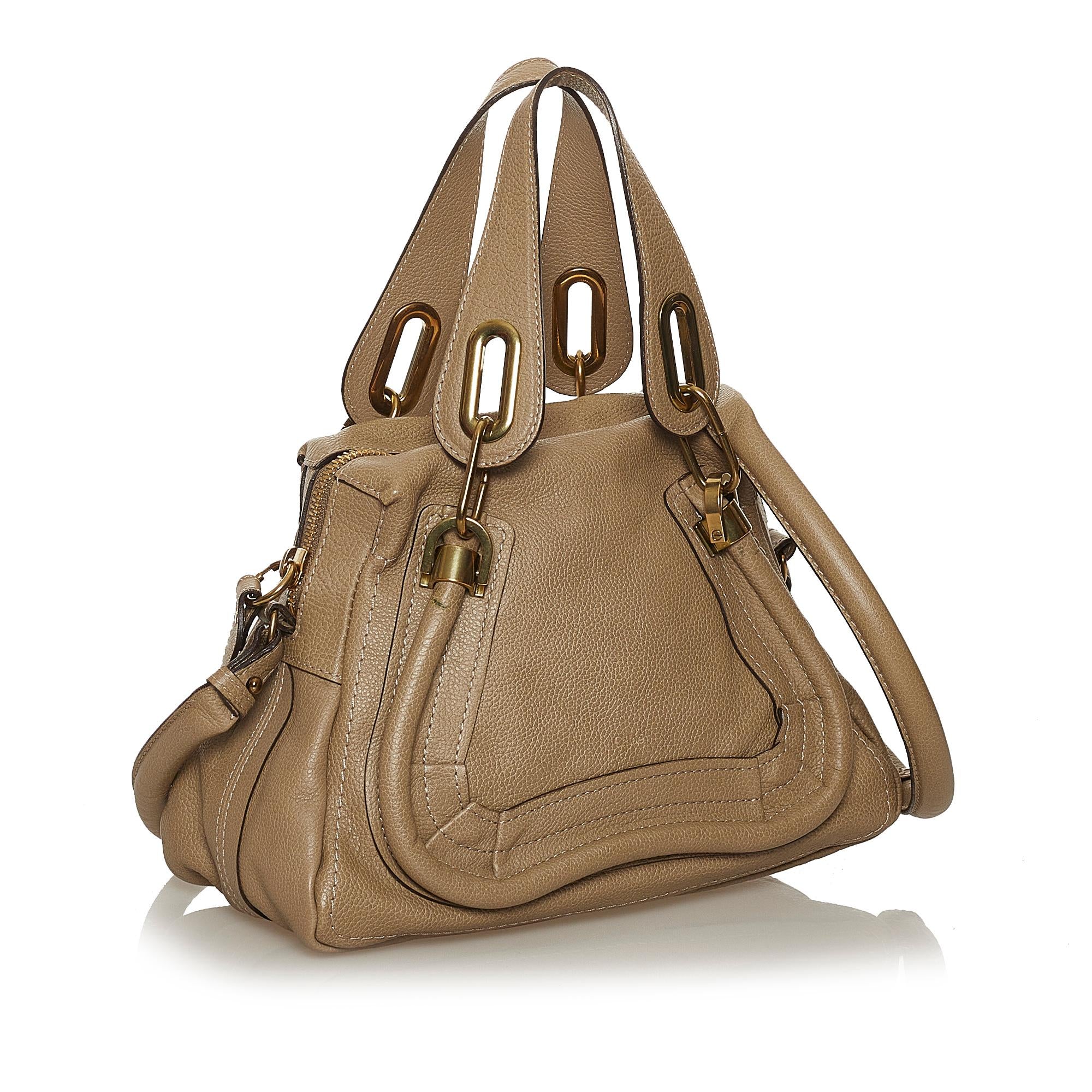 Chloe Paraty Leather Satchel (SHG-28692)