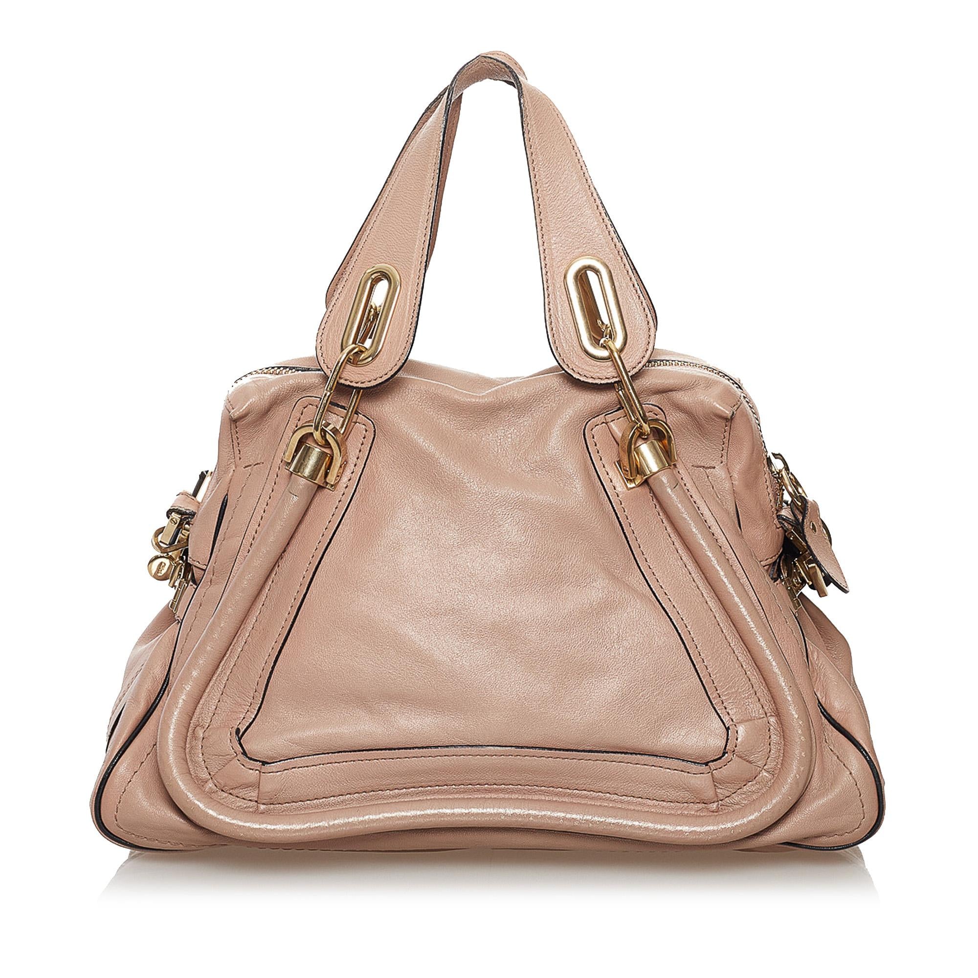 Chloe Paraty Leather Satchel (SHG-32607)