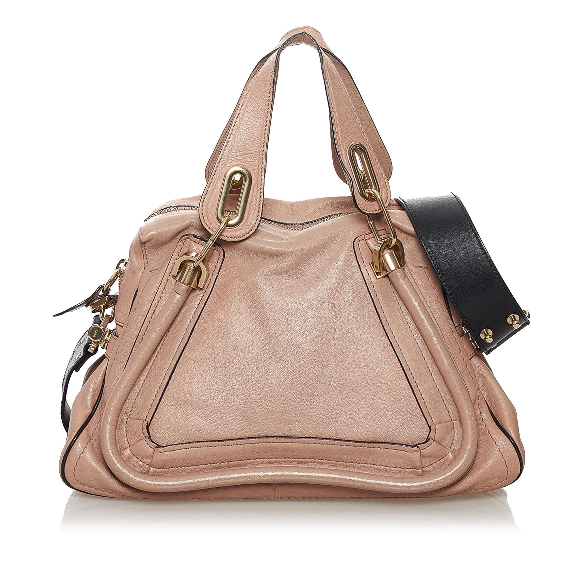 Chloe Paraty Leather Satchel (SHG-32607)