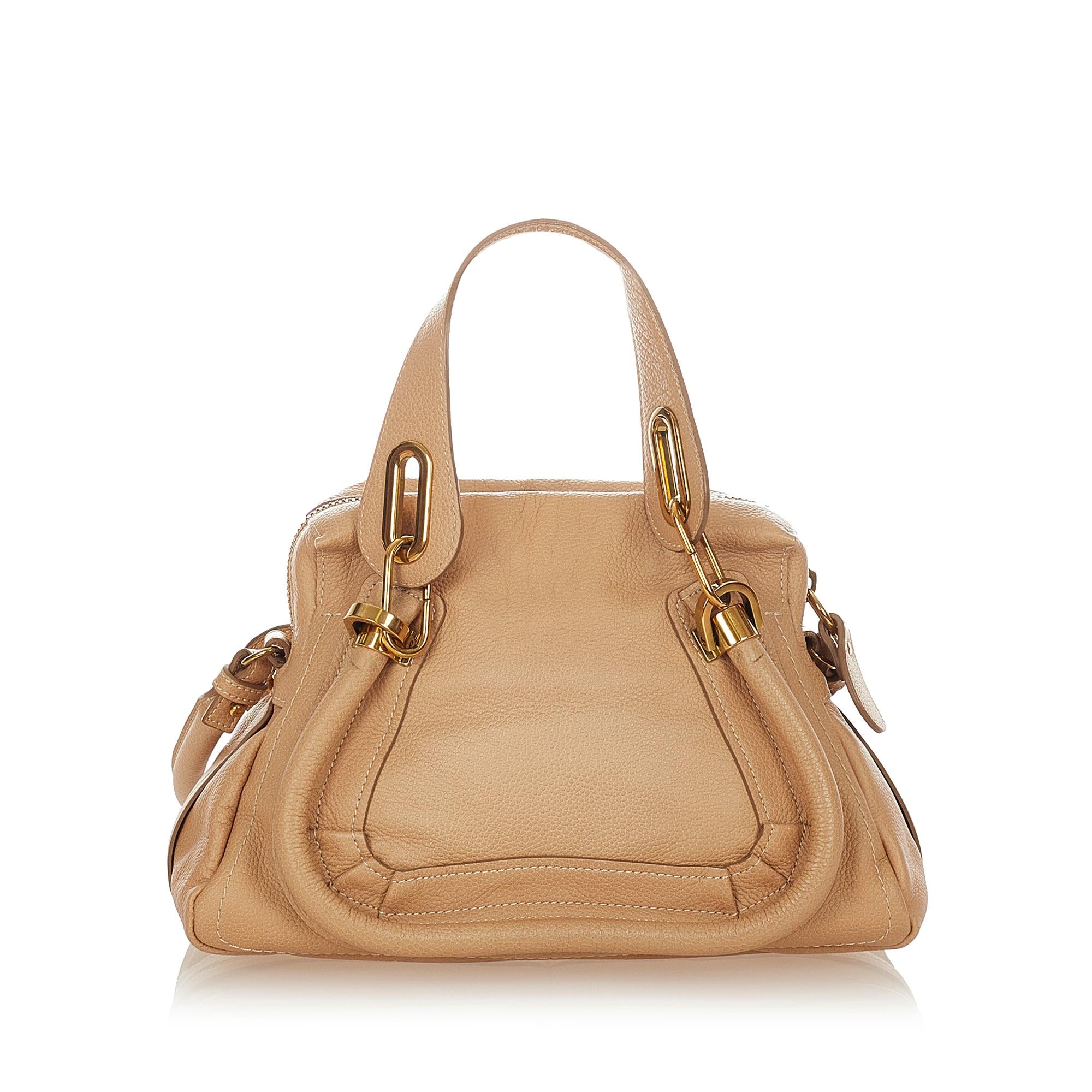 Chloe Paraty Leather Satchel (SHG-36217)