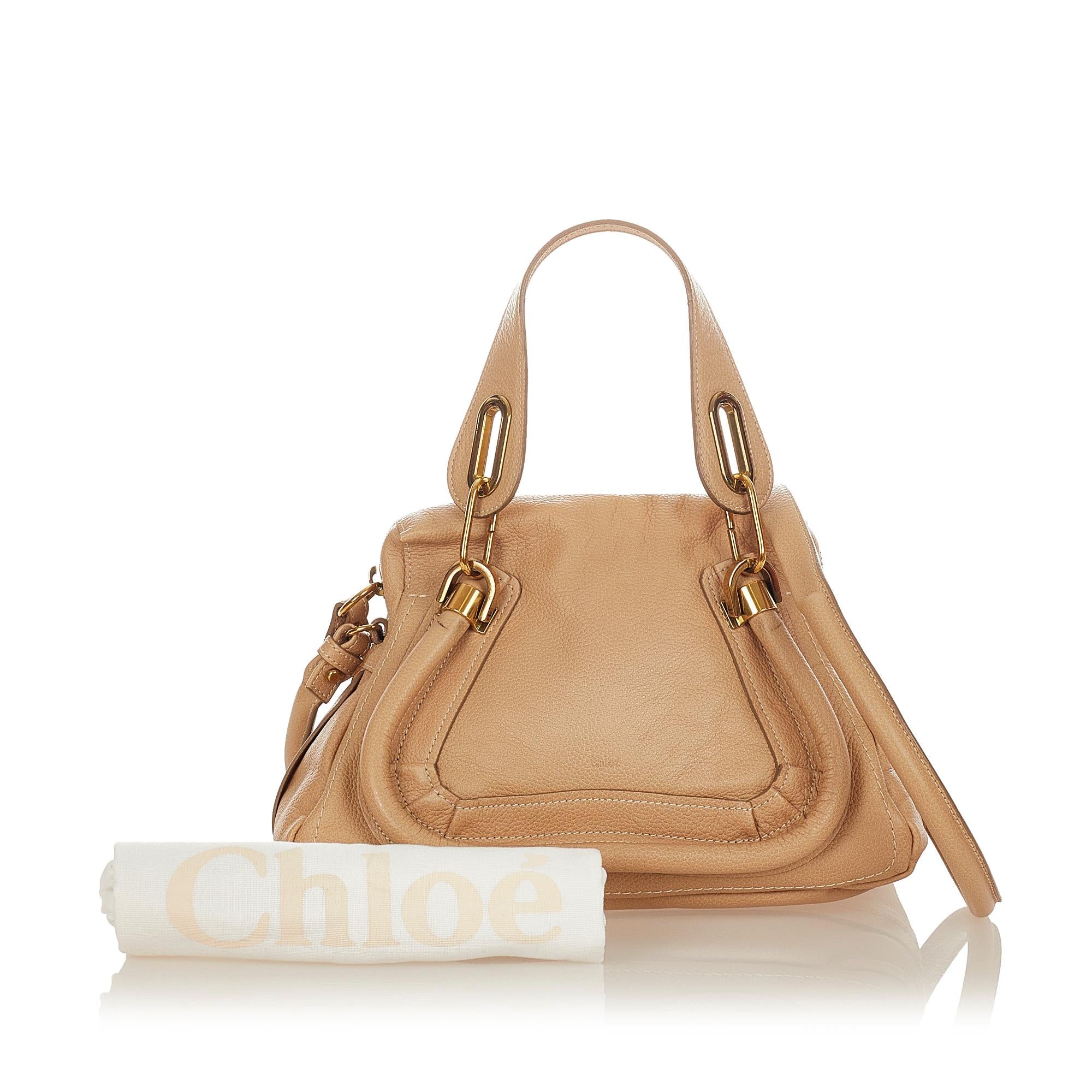 Chloe Paraty Leather Satchel (SHG-36217)