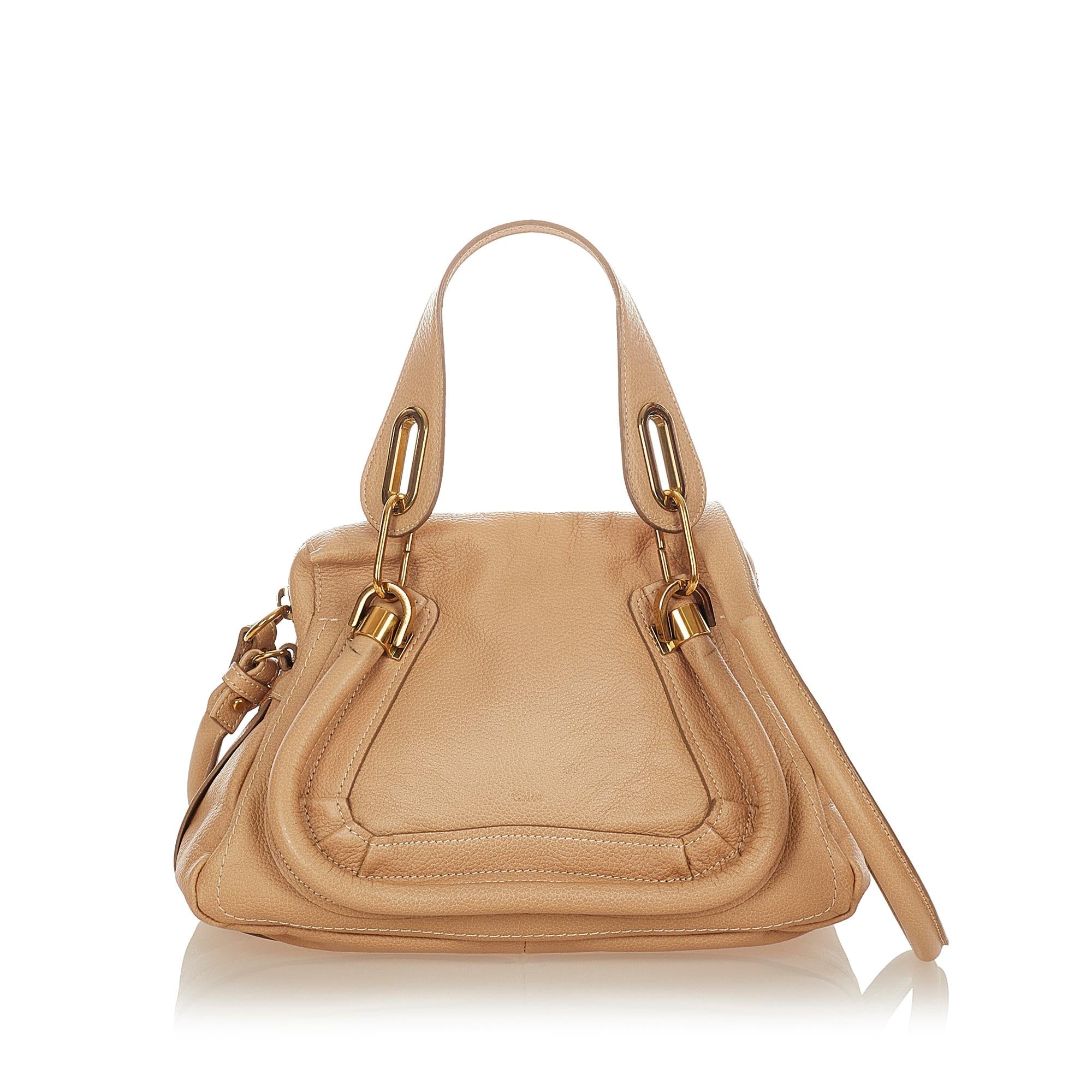Chloe Paraty Leather Satchel (SHG-36217)