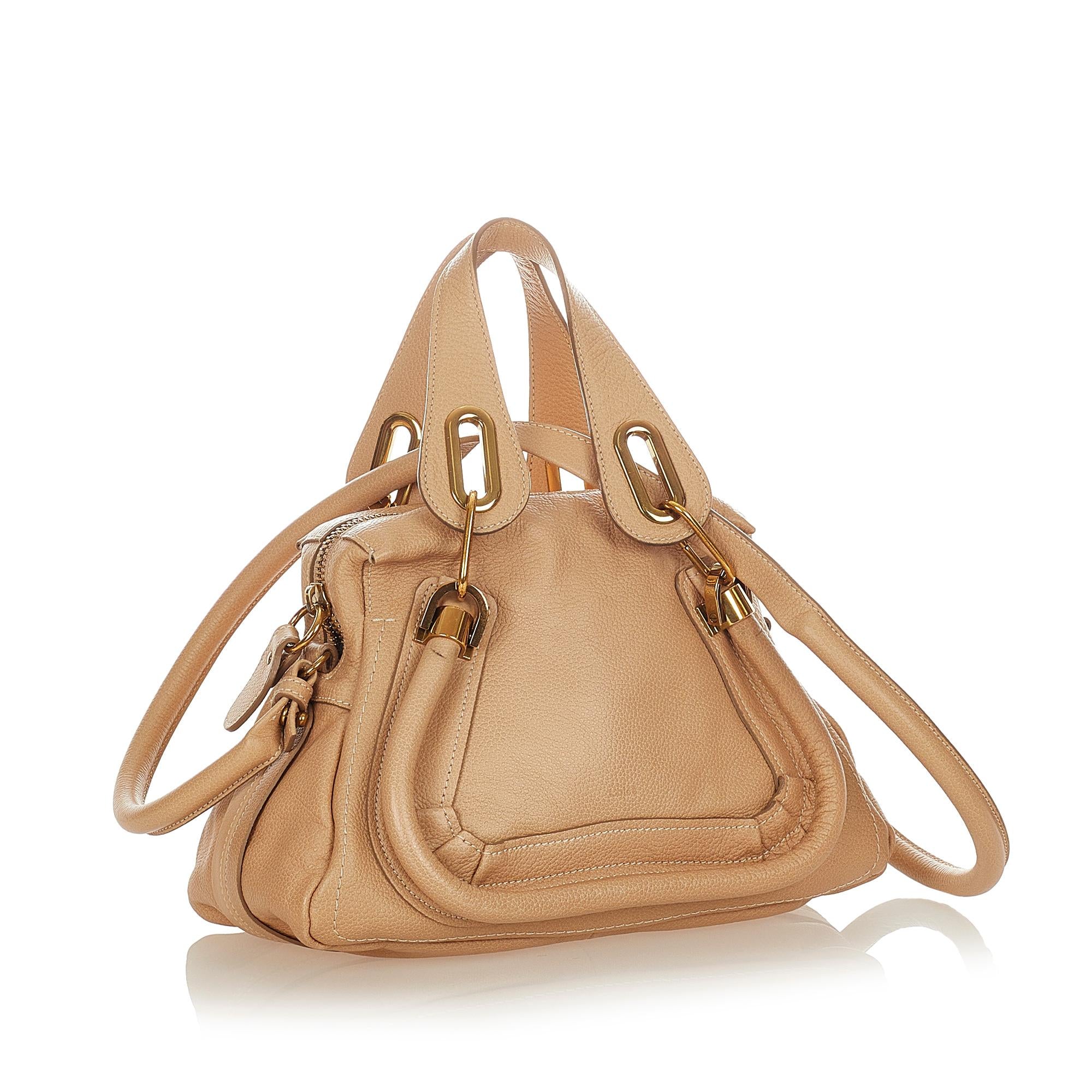 Chloe Paraty Leather Satchel (SHG-36217)