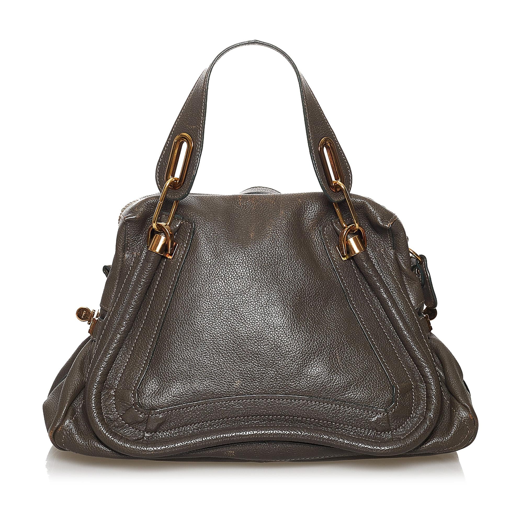 Chloe Paraty Leather Satchel (SHG-36218)