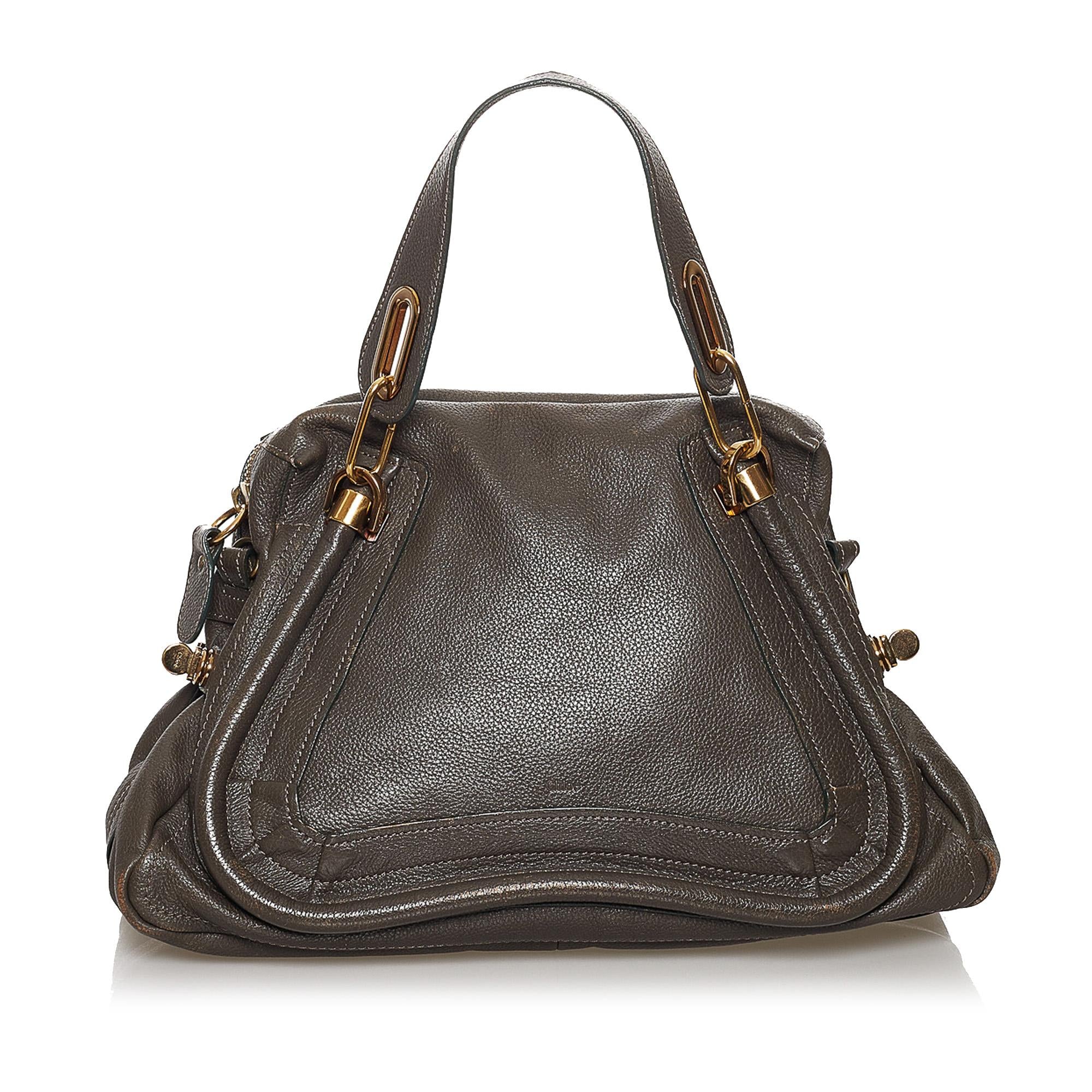 Chloe Paraty Leather Satchel (SHG-36218)
