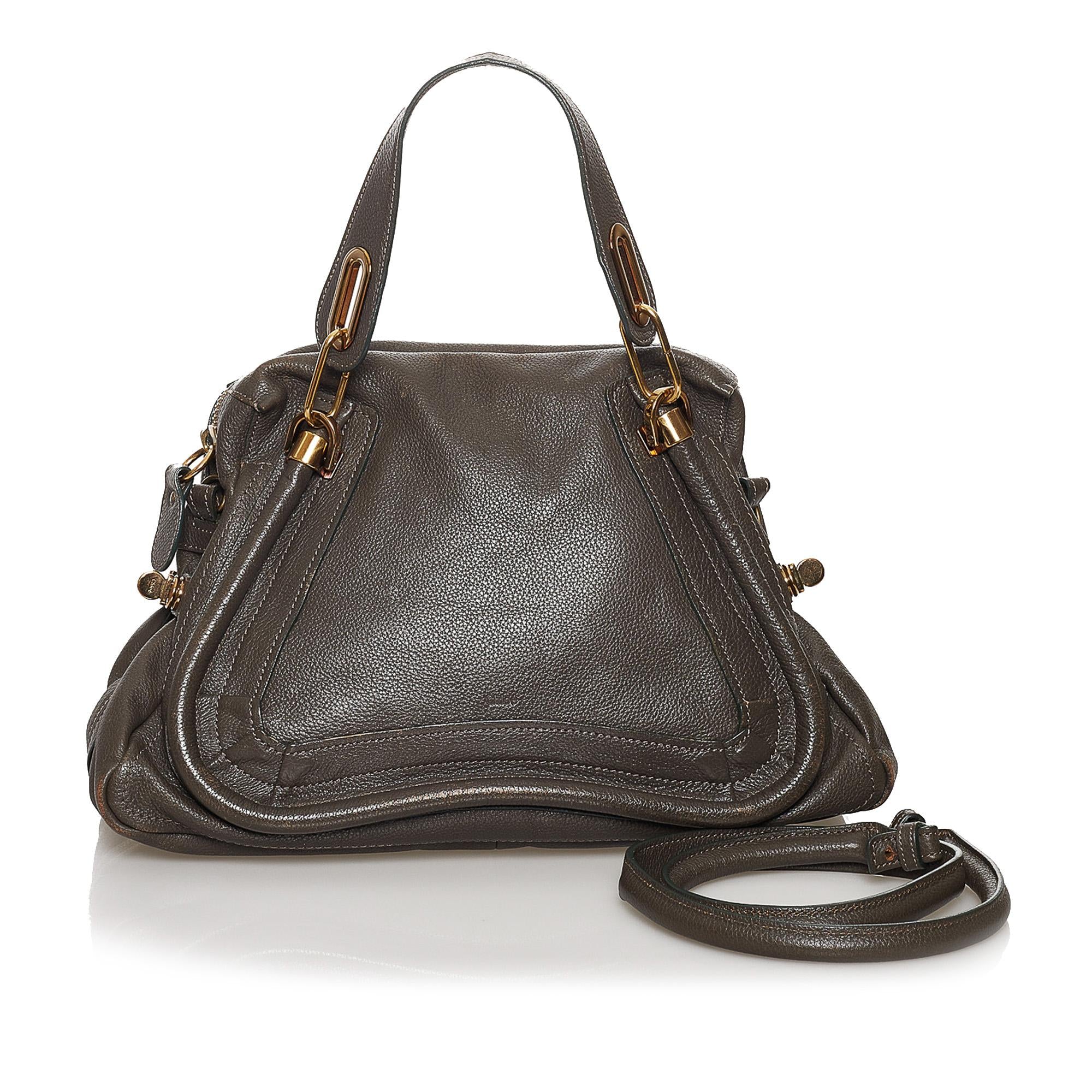 Chloe Paraty Leather Satchel (SHG-36218)