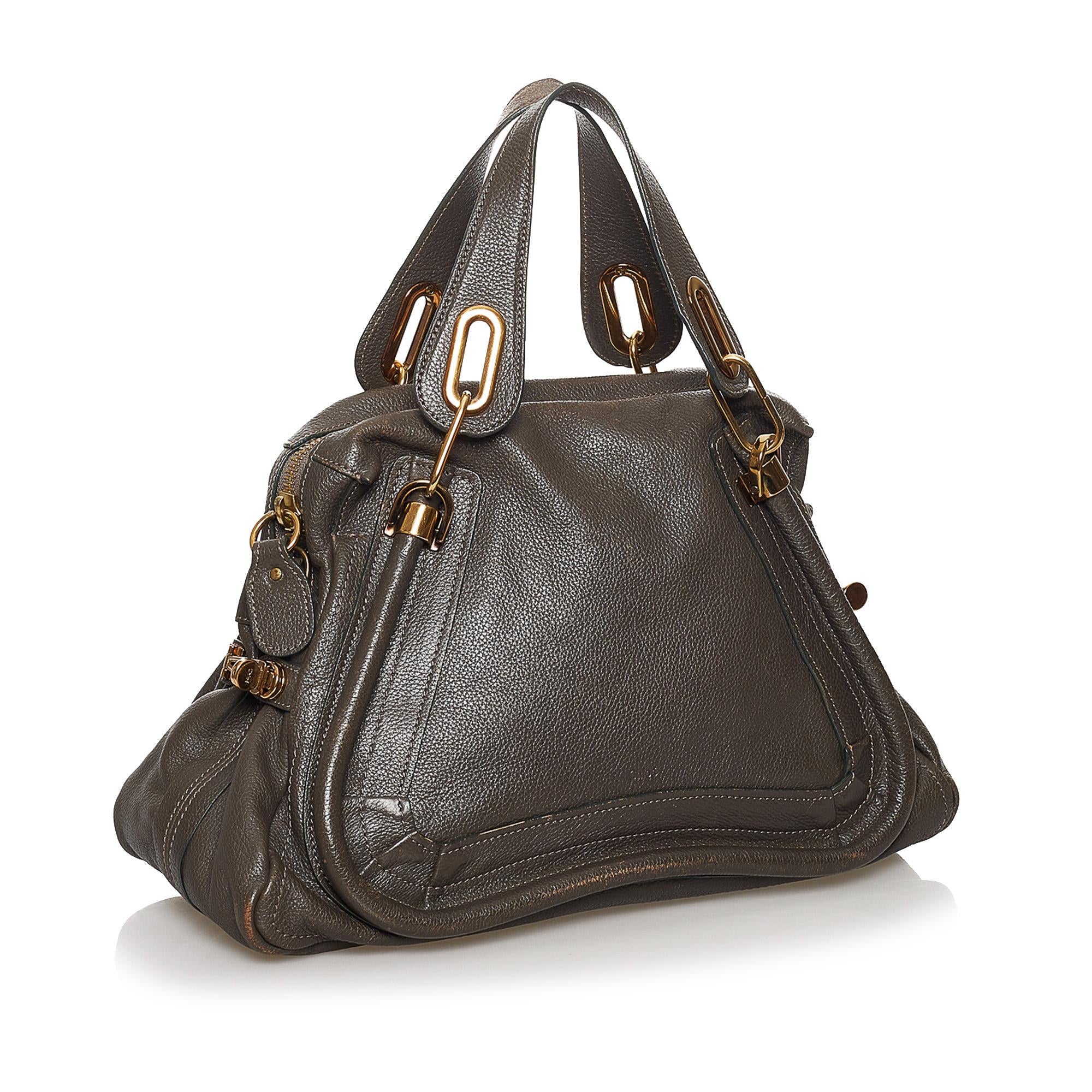 Chloe Paraty Leather Satchel (SHG-36218)