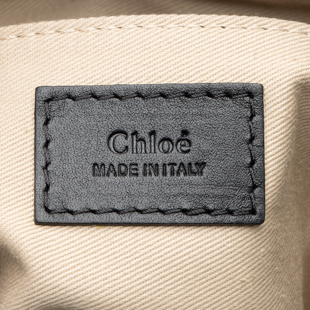 Chloe Quilted Leather Roy Shoulder Bag (SHF-15792)