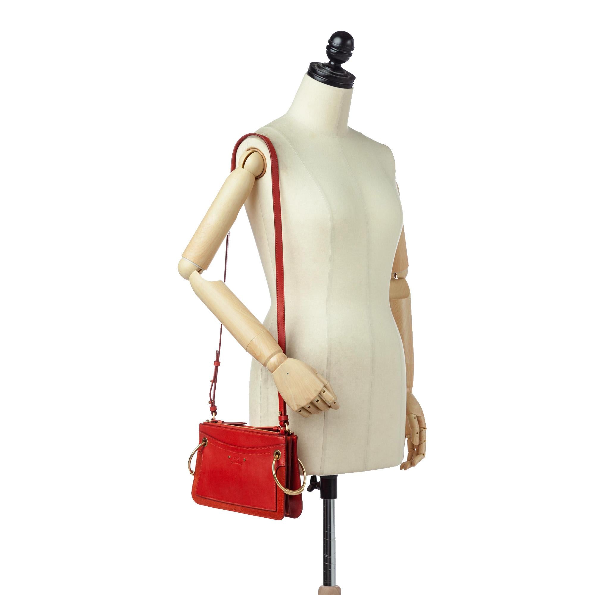 Chloe Roy Leather Crossbody Bag (SHG-37377)