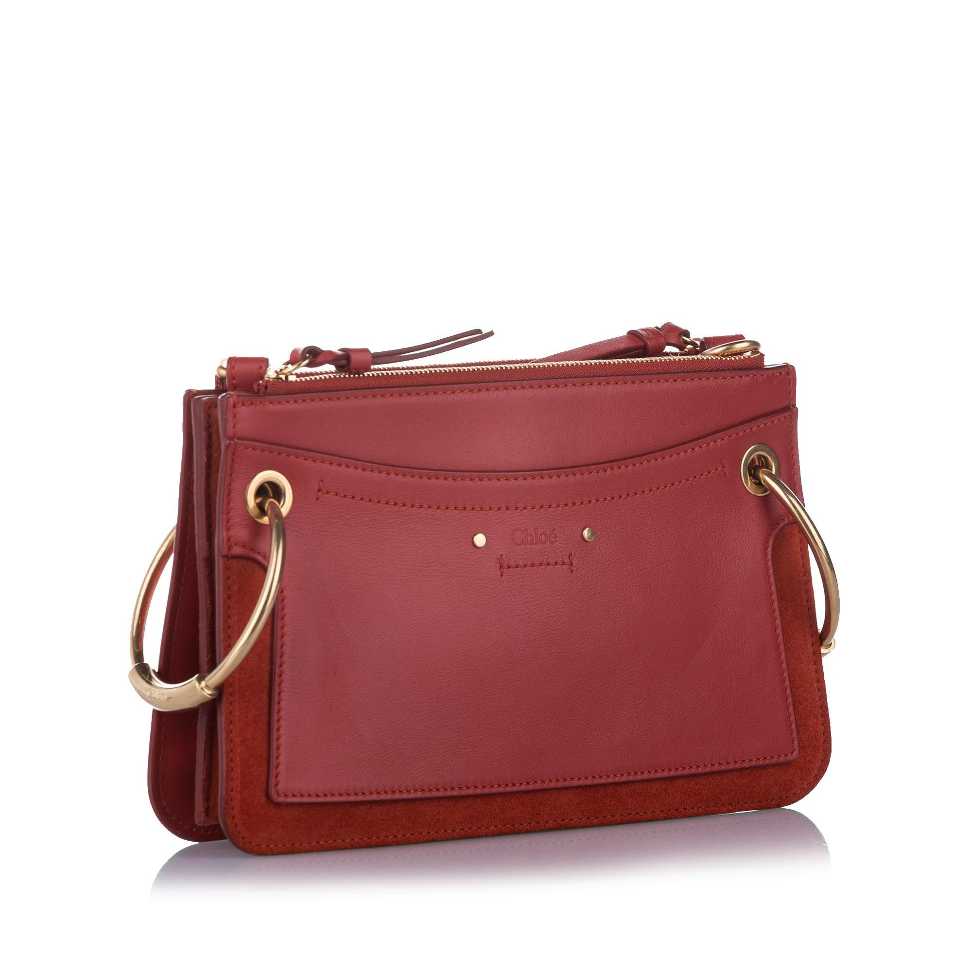 Chloe Roy Leather Crossbody Bag (SHG-37377)