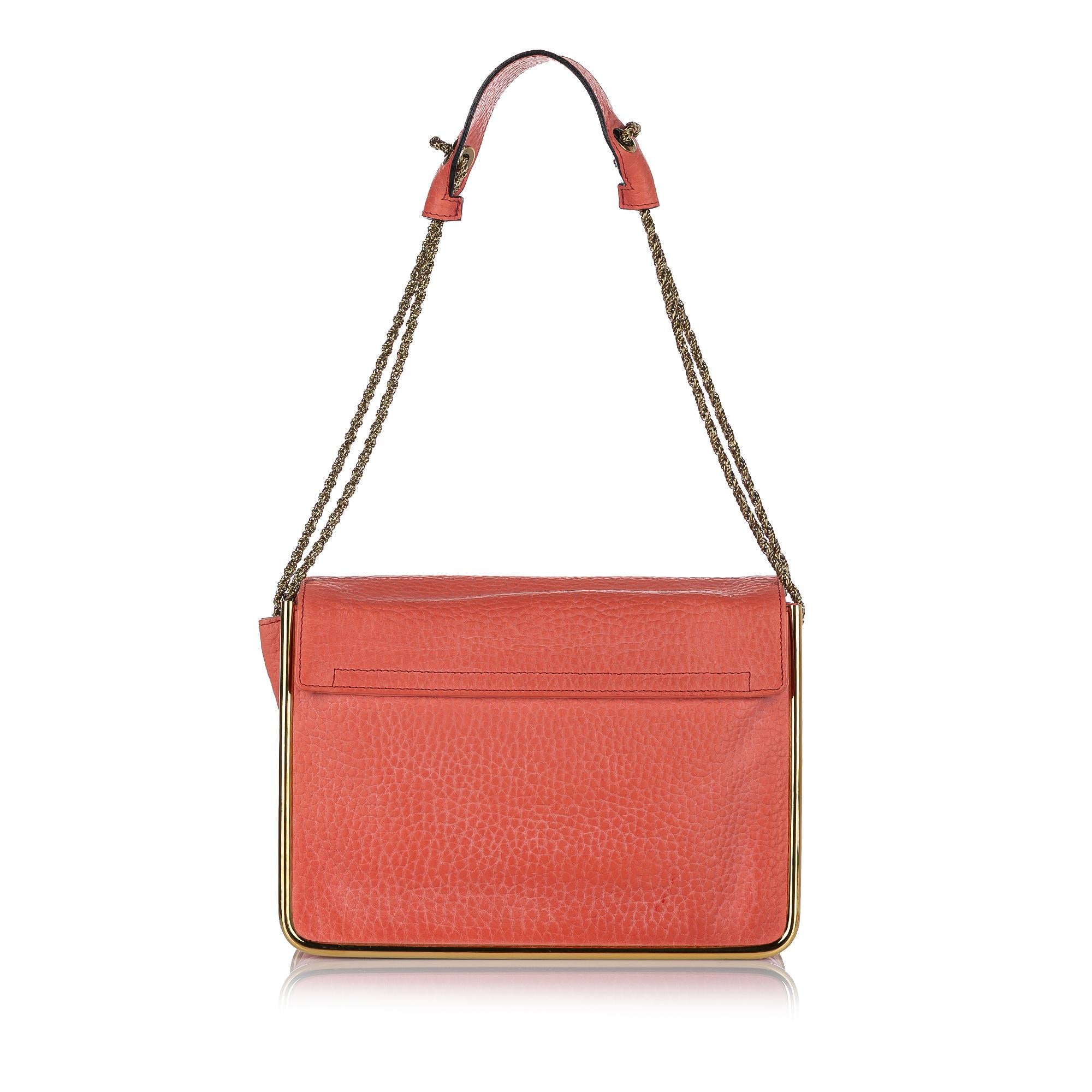 Chloe Sally Leather Crossbody Bag (SHG-23913)