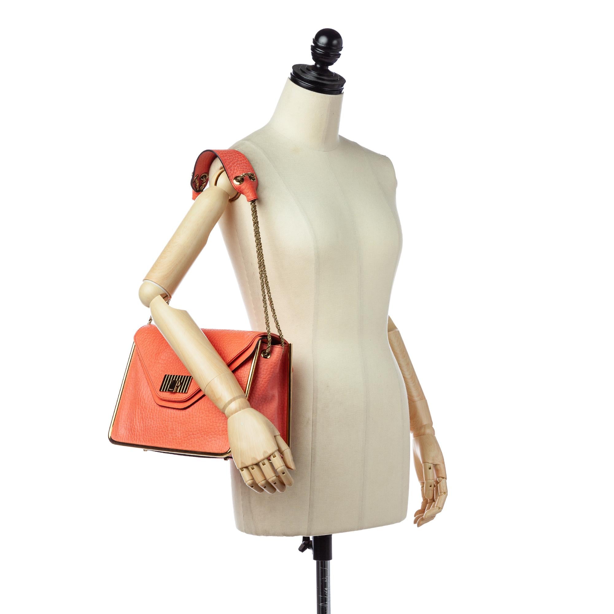 Chloe Sally Leather Crossbody Bag (SHG-23913)