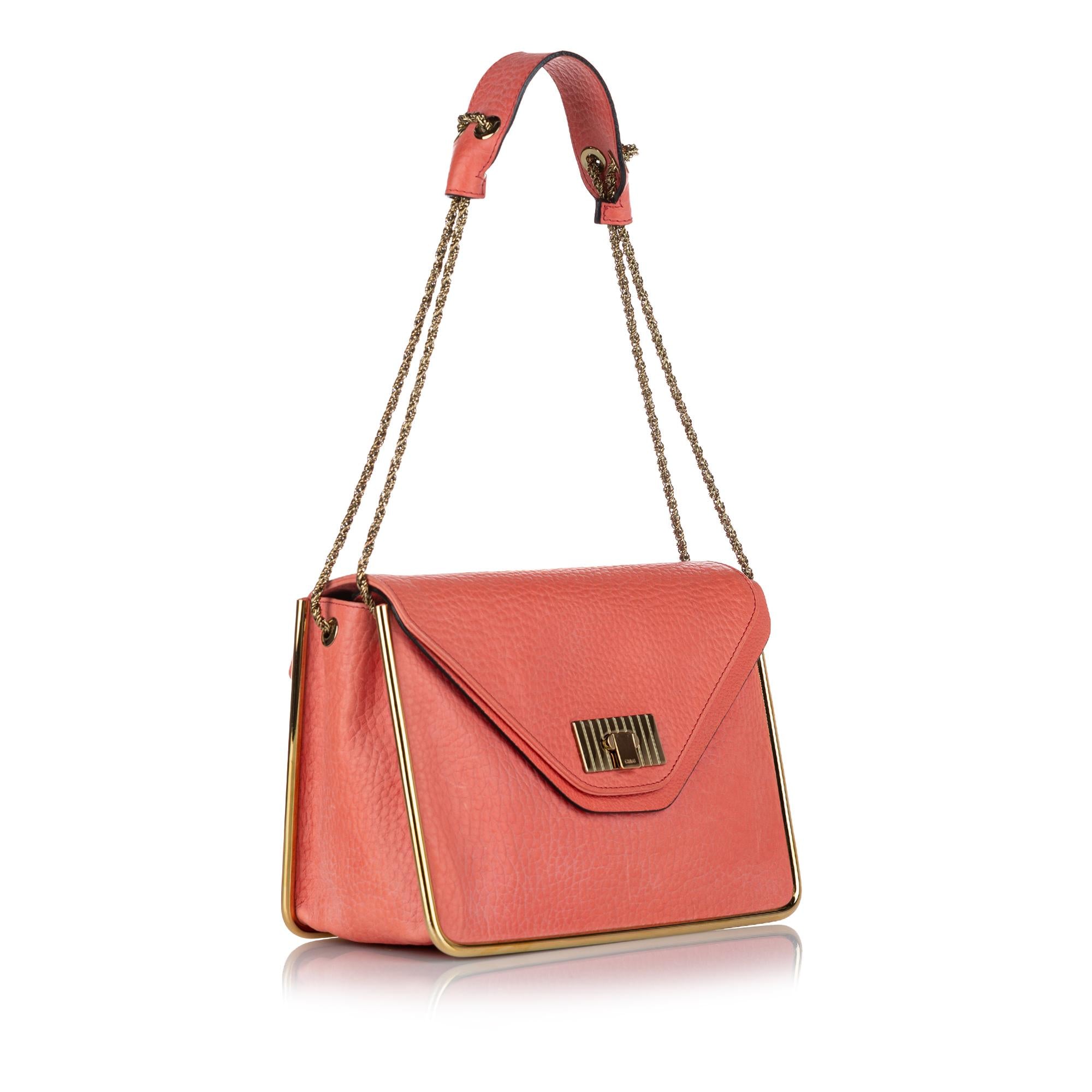 Chloe Sally Leather Crossbody Bag (SHG-23913)