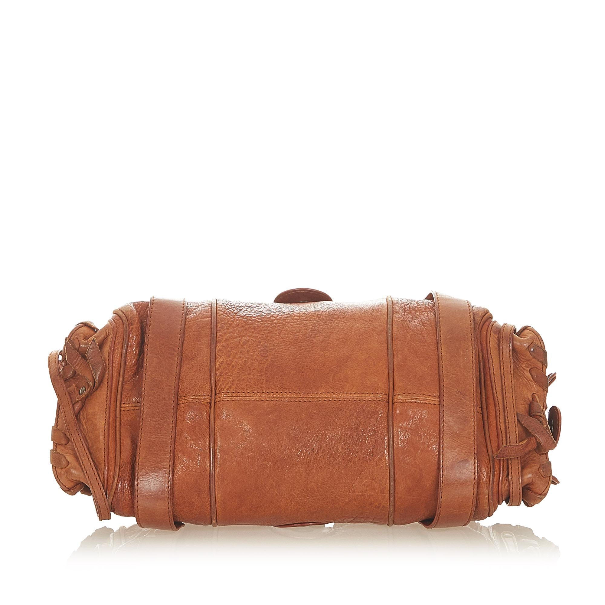 Chloe Silverado Leather Shoulder Bag (SHG-20149)