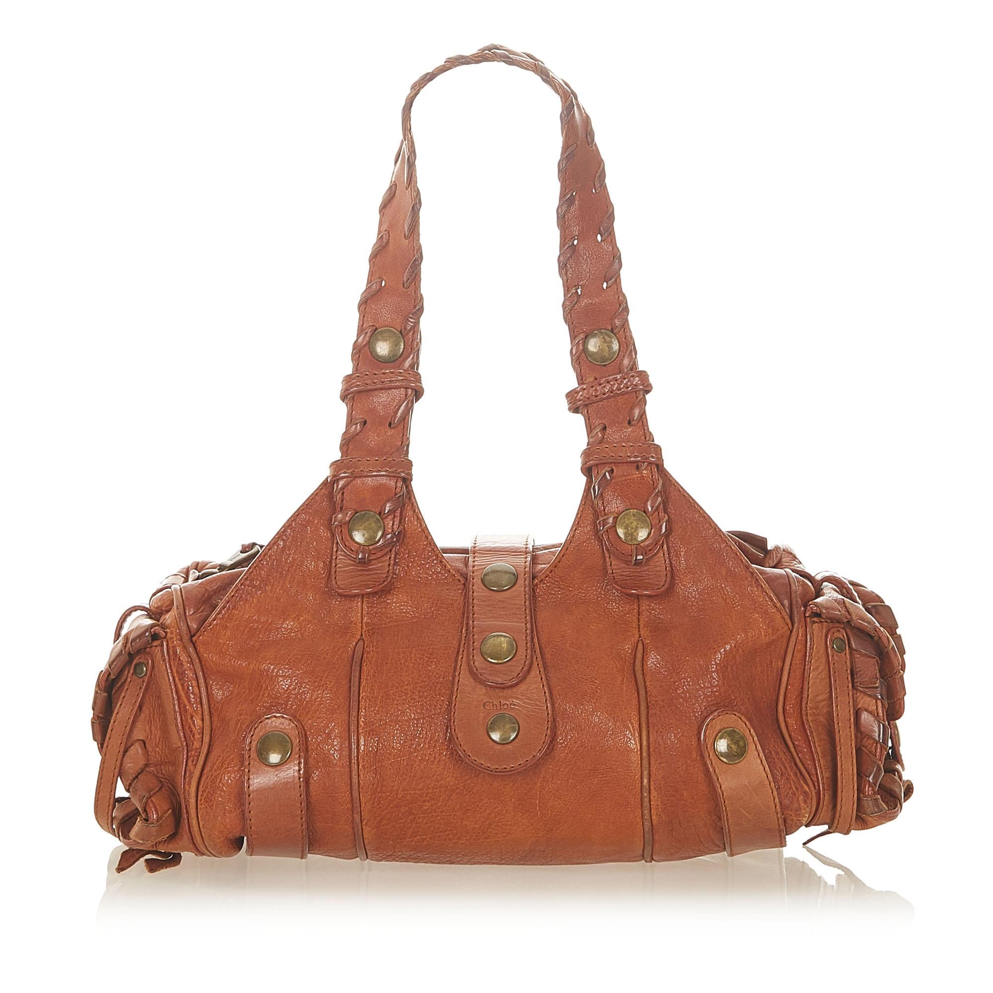 Chloe Silverado Leather Shoulder Bag (SHG-20149)