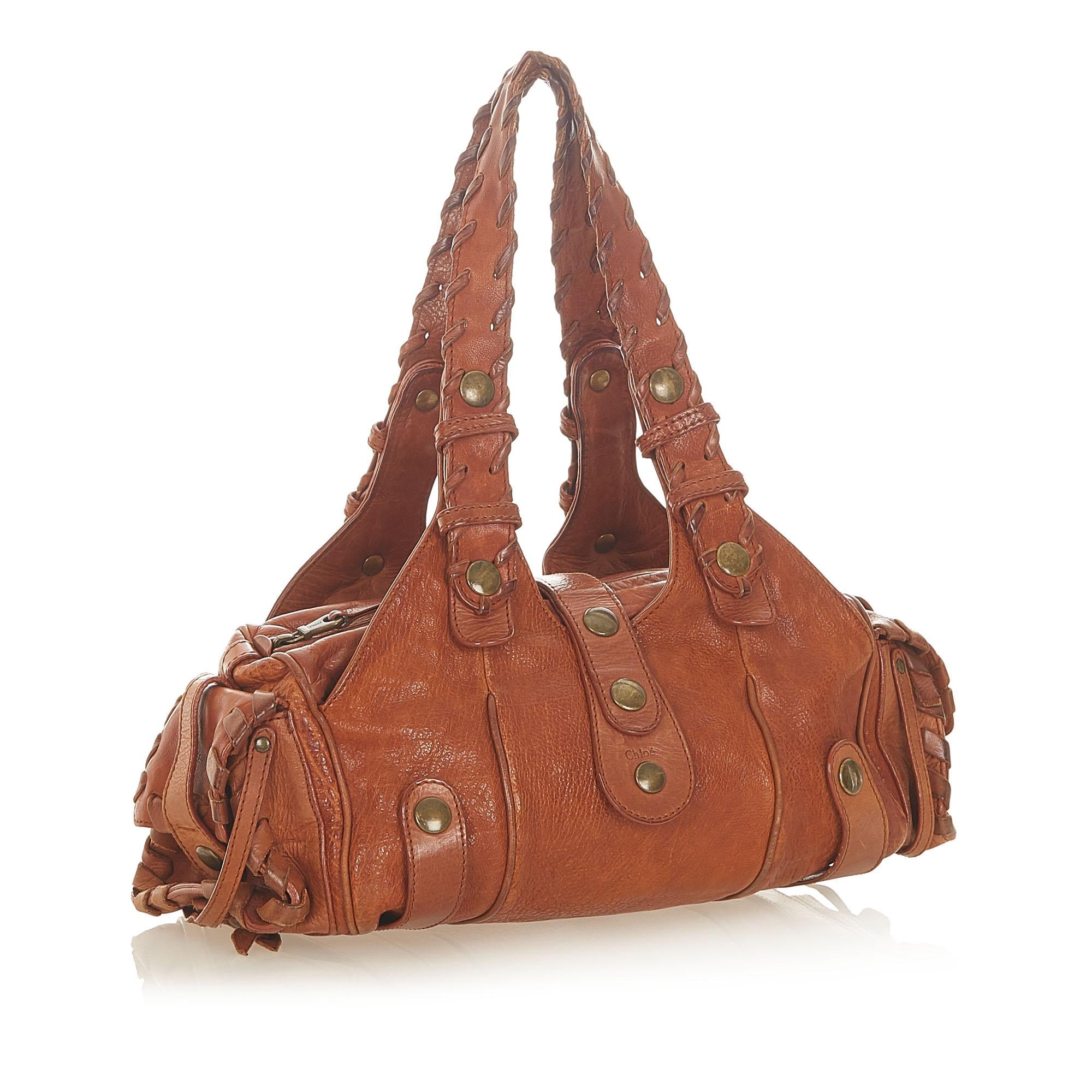 Chloe Silverado Leather Shoulder Bag (SHG-20149)