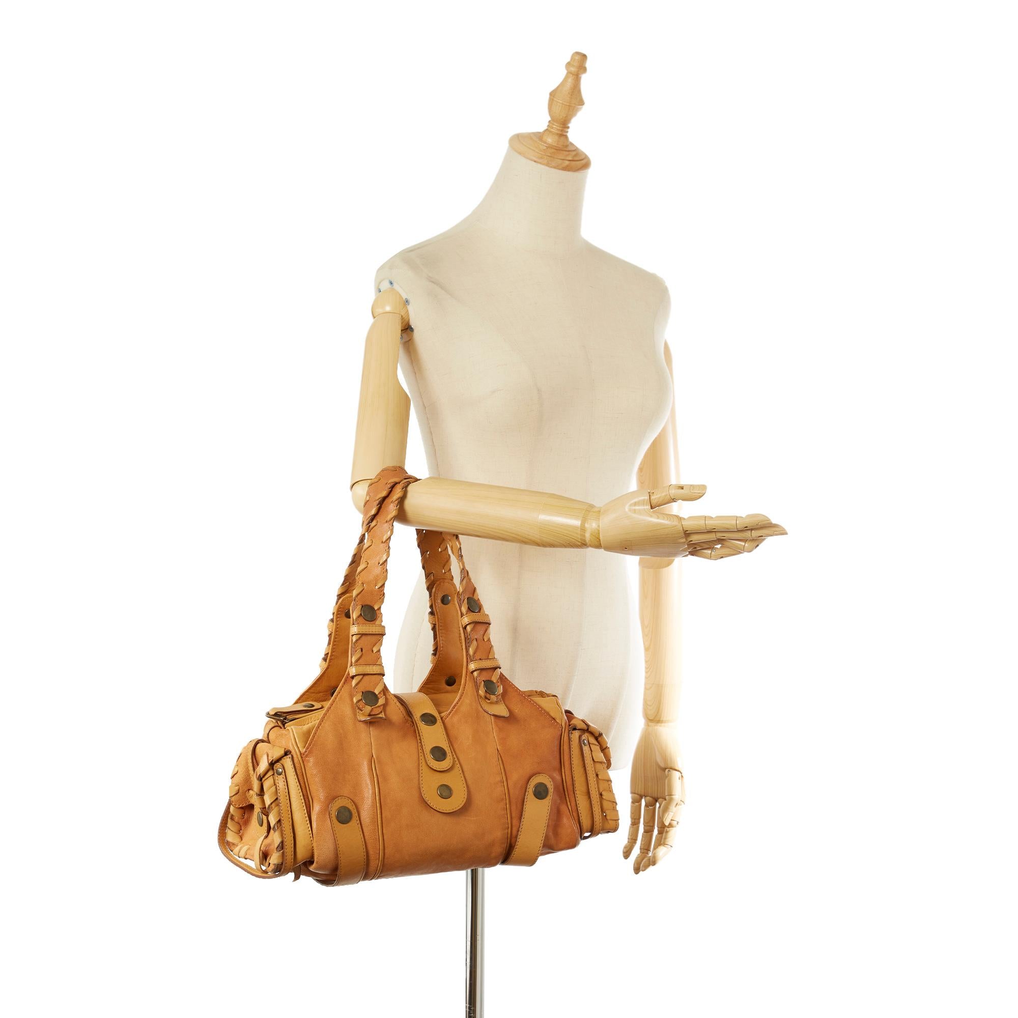 Chloe Silverado Leather Shoulder Bag (SHG-22029)