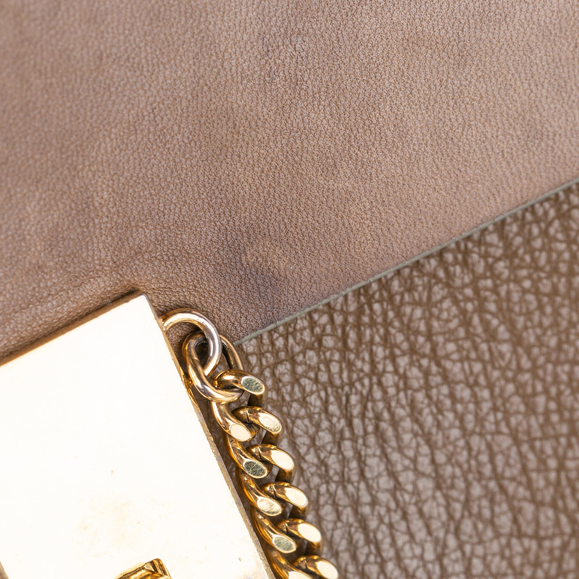 Chloe Small Drew Leather Crossbody Bag (SHG-24804)