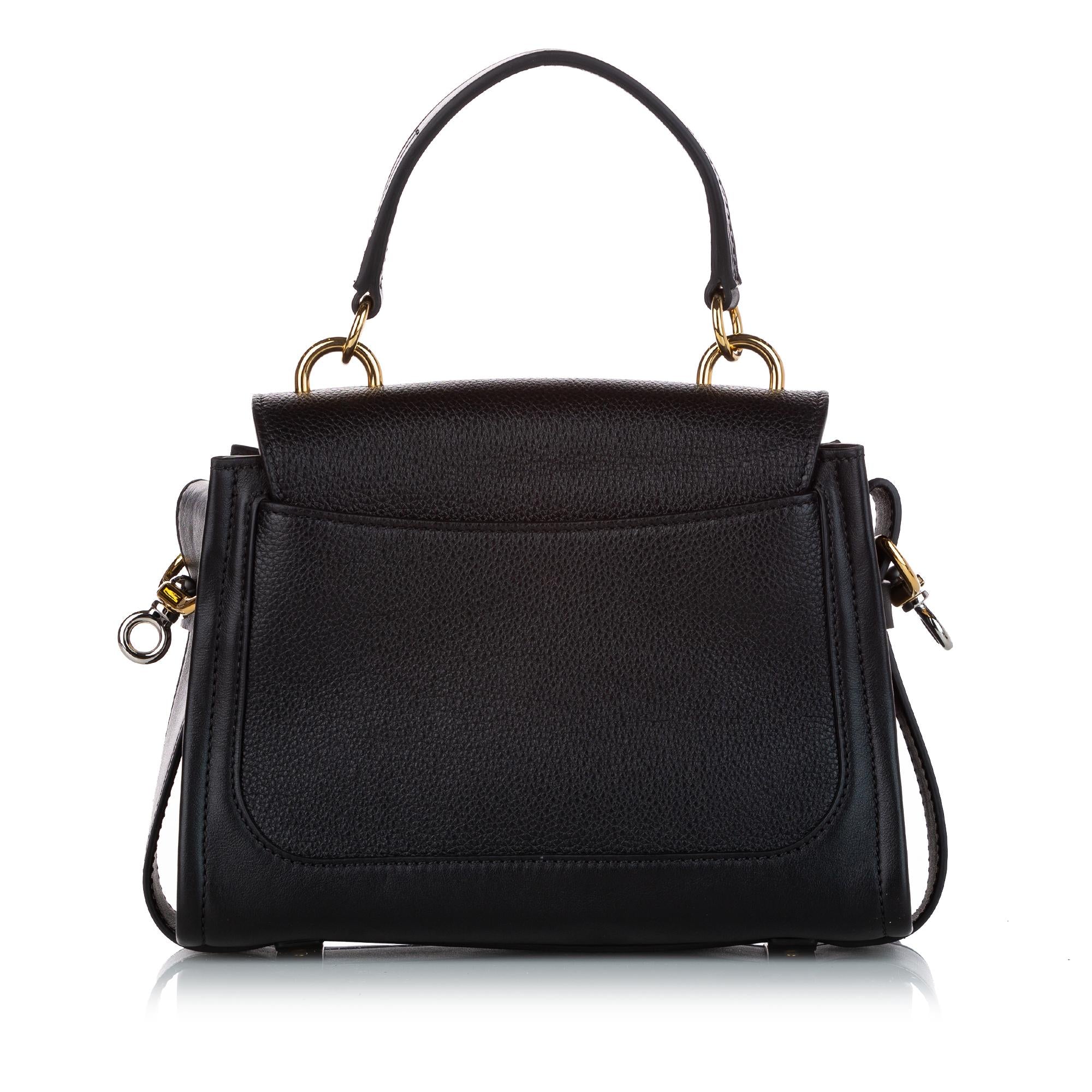 Chloe Tess Leather Crossbody Bag (SHG-28236)