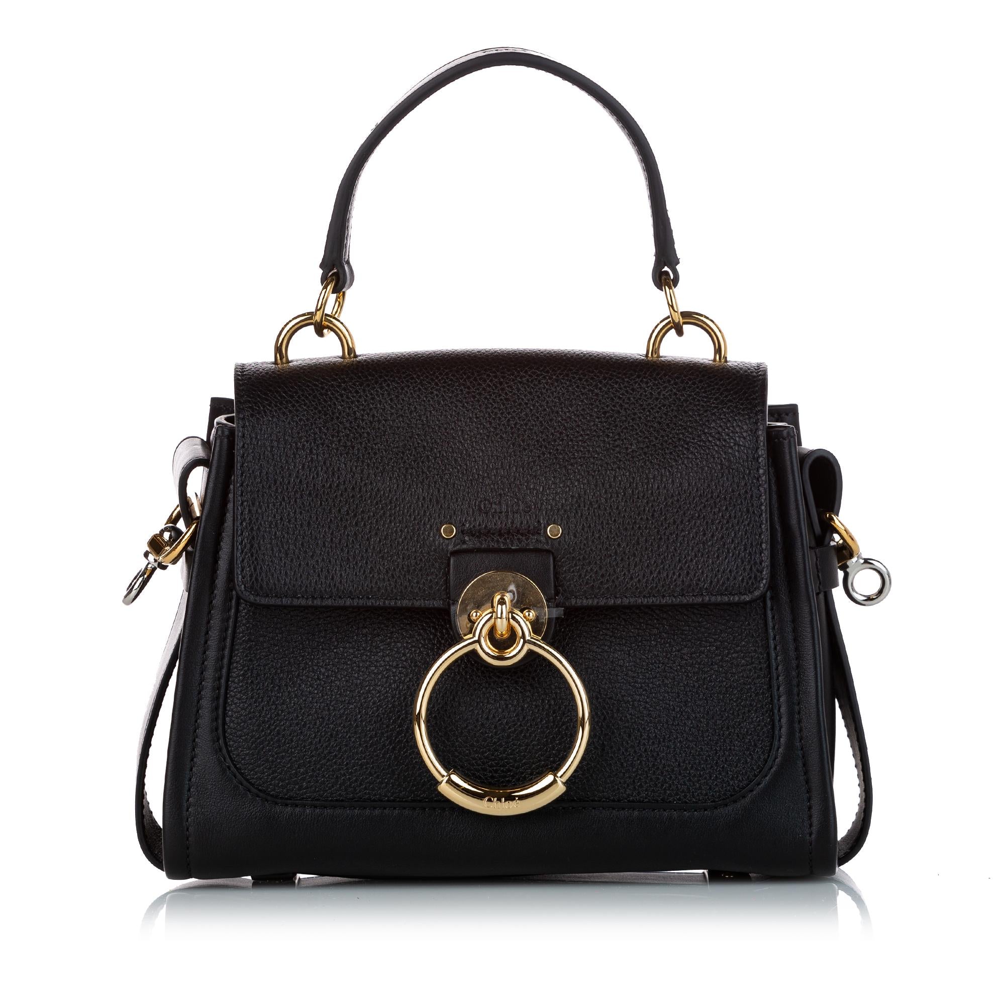 Chloe Tess Leather Crossbody Bag (SHG-28236)