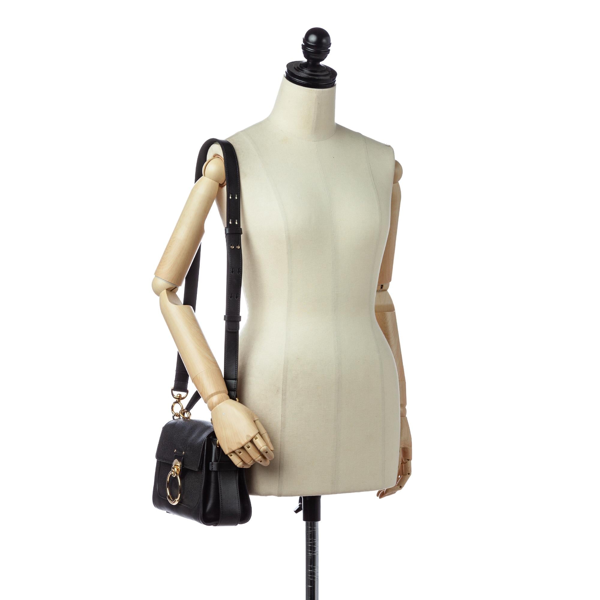 Chloe Tess Leather Crossbody Bag (SHG-28236)