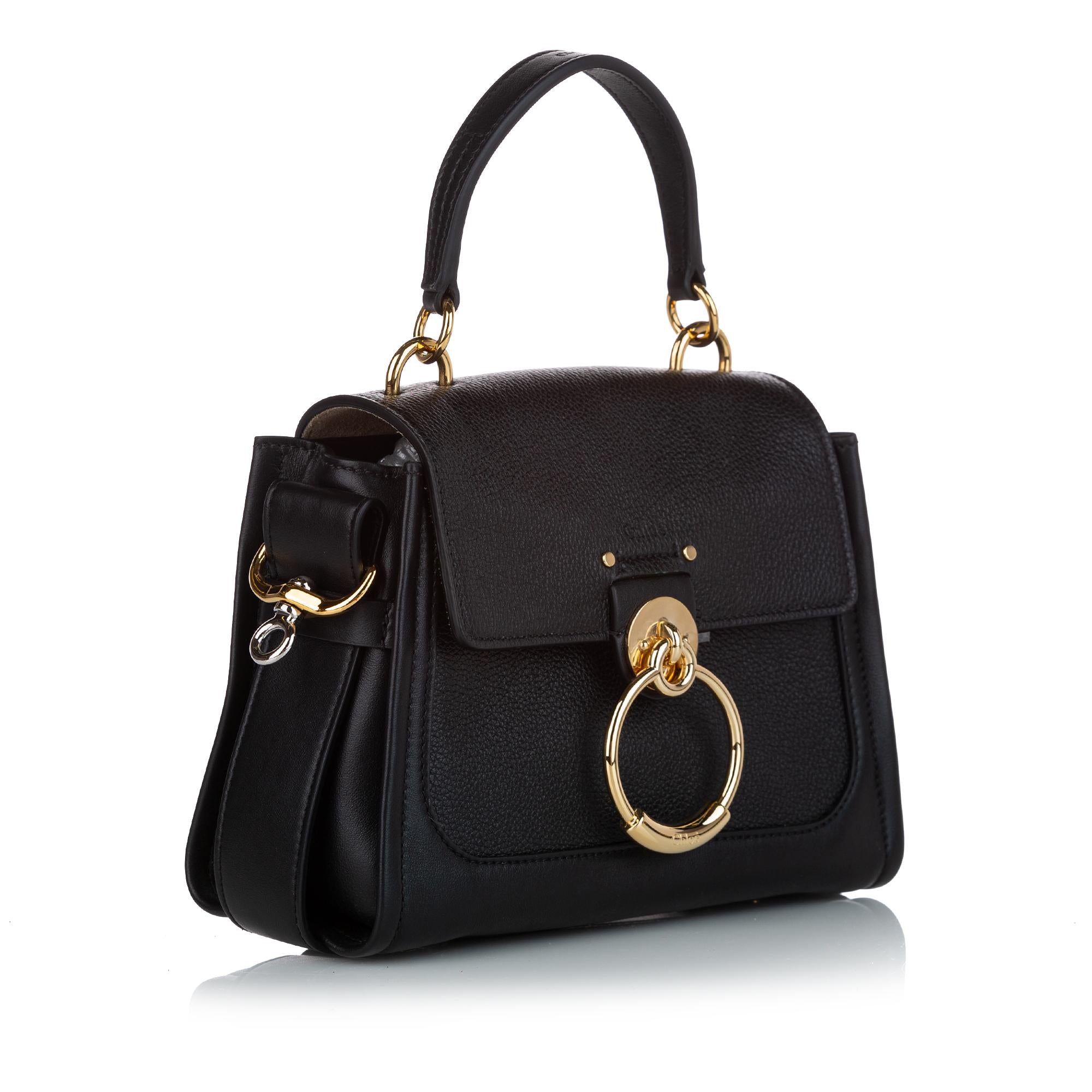 Chloe Tess Leather Crossbody Bag (SHG-28236)