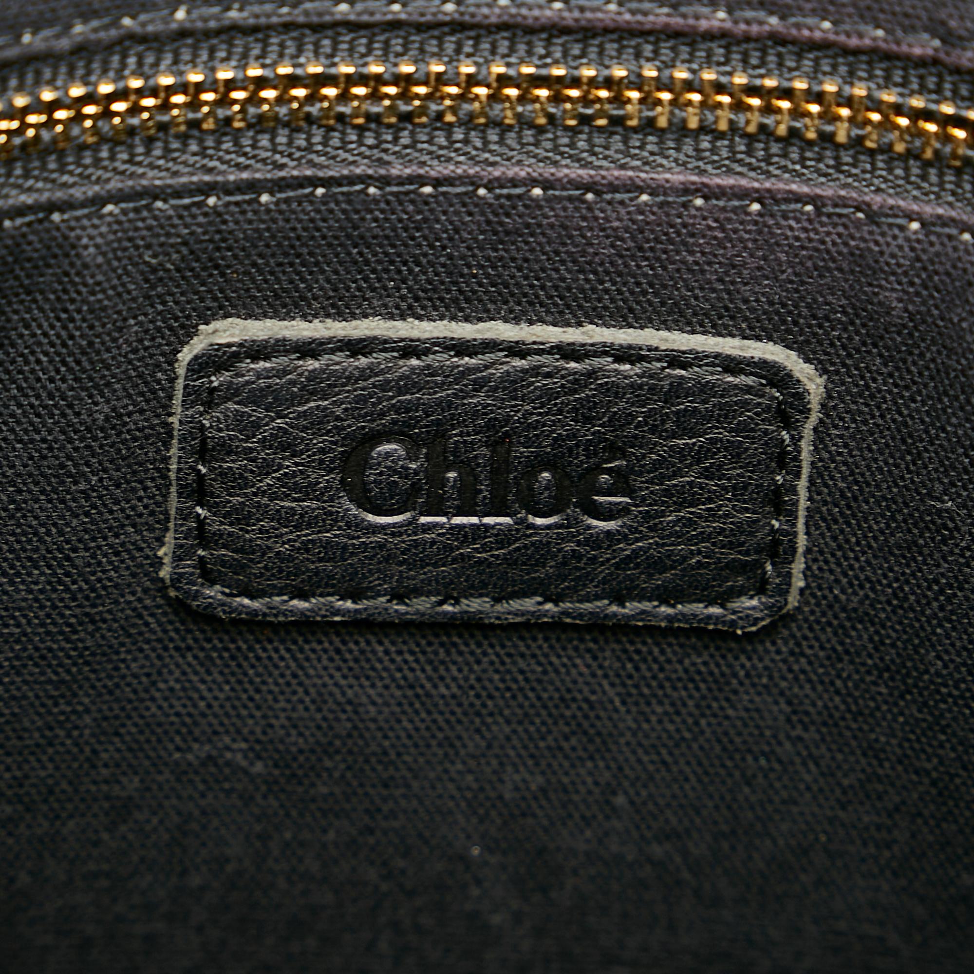 Chloe Woven Straw Shoulder Bag (SHG-23251)