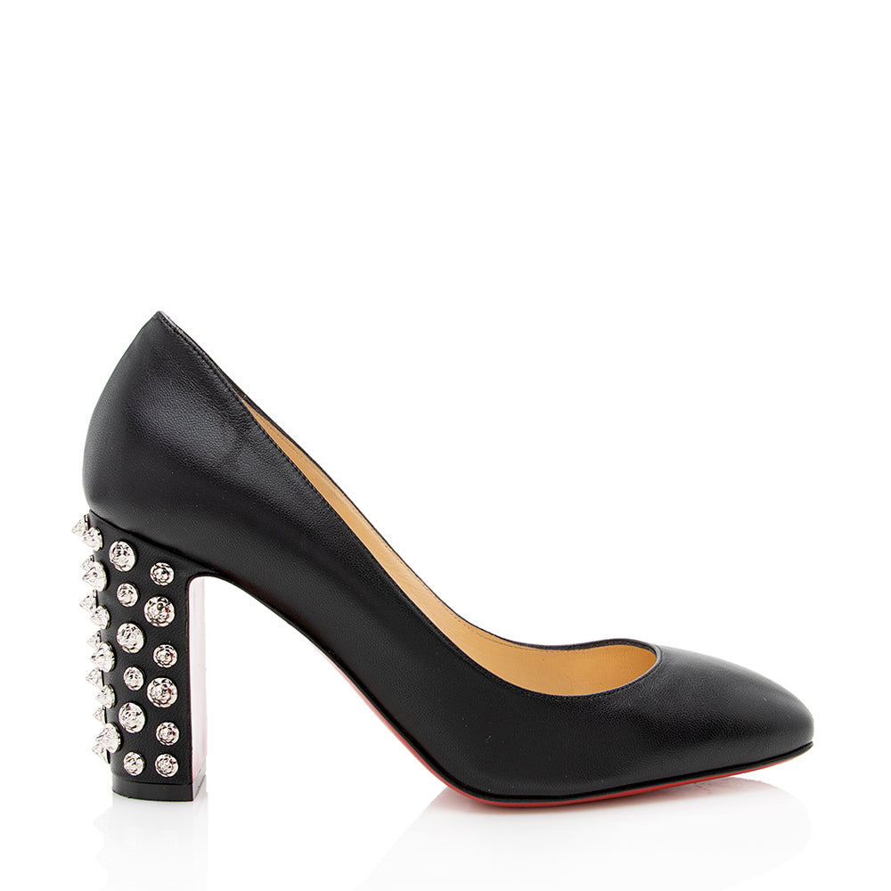 Christian Louboutin Leather Marimalus 85mm Pumps - Size 6.5 / 36.5 (SHF-18655)